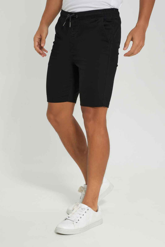 Redtag-Black-Shorts-CAPSULE-BUY,-Category:Shorts,-Colour:Black,-Deals:New-In,-Dept:Menswear,-Filter:Men's-Clothing,-Men-Shorts,-New-In-Men-APL,-Non-Sale,-Section:Men,-W22A--