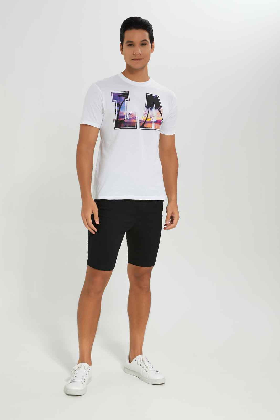 Redtag-Black-Shorts-CAPSULE-BUY,-Category:Shorts,-Colour:Black,-Deals:New-In,-Dept:Menswear,-Filter:Men's-Clothing,-Men-Shorts,-New-In-Men-APL,-Non-Sale,-Section:Men,-W22A--