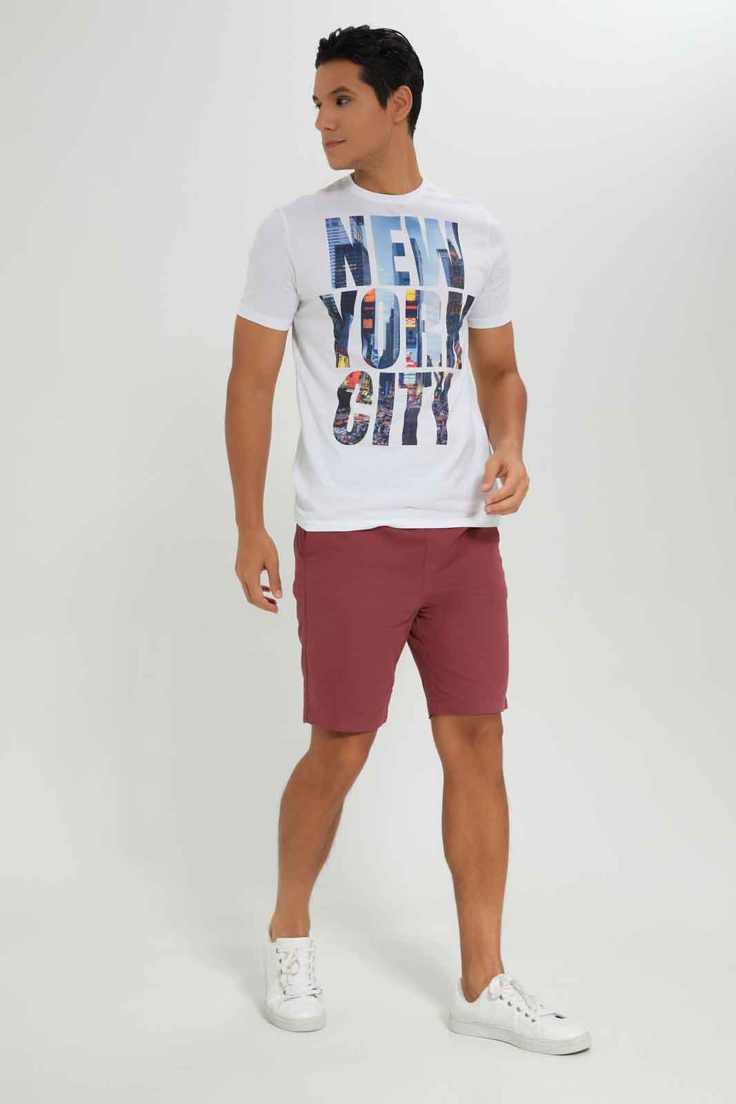 Redtag-Burgandy-Shorts-CAPSULE-BUY,-Category:Shorts,-Colour:Burgundy,-Deals:New-In,-Dept:Menswear,-Filter:Men's-Clothing,-Men-Shorts,-New-In-Men-APL,-Non-Sale,-Section:Men,-W22A--