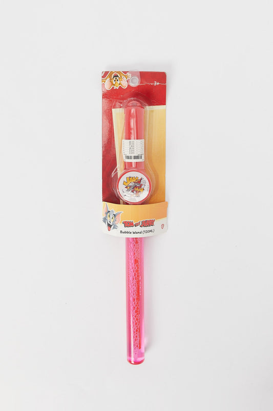 Redtag-Red/Yellow-Tom-&-Jerry-Bubble-Stick-365,-Category:Toys,-Colour:Red,-Filter:Toys-Accessories,-H1:ACC,-H2:IMP,-H3:TYS,-H4:POT,-IMP-Toys,-Sale-IMP-ACC,-Season:365,-Section:Girls-(0-to-14Yrs)Deals:Sale-Toys-
