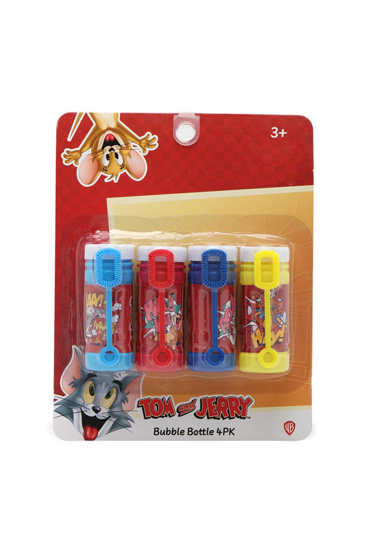 Redtag-Assorted-Tom-&-Jerry-Bubble-Bottles-4Pcs-Set-365,-Category:Toys,-Colour:Assorted,-Filter:Toys-Accessories,-IMP-Toys,-New-In,-New-In-IMP-ACC,-Non-Sale,-Section:Girls-(0-to-14Yrs)-Toys-