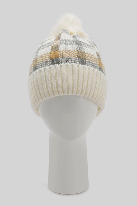 Redtag-Multi-Colour-Embelished-Knitted-Cap-Category:Knitted-Accessories,-Colour:Assorted,-Filter:Women's-Accessories,-New-In,-New-In-Women-ACC,-Non-Sale,-Section:Women,-W22B,-Women-Knitted-Accessories-Women-