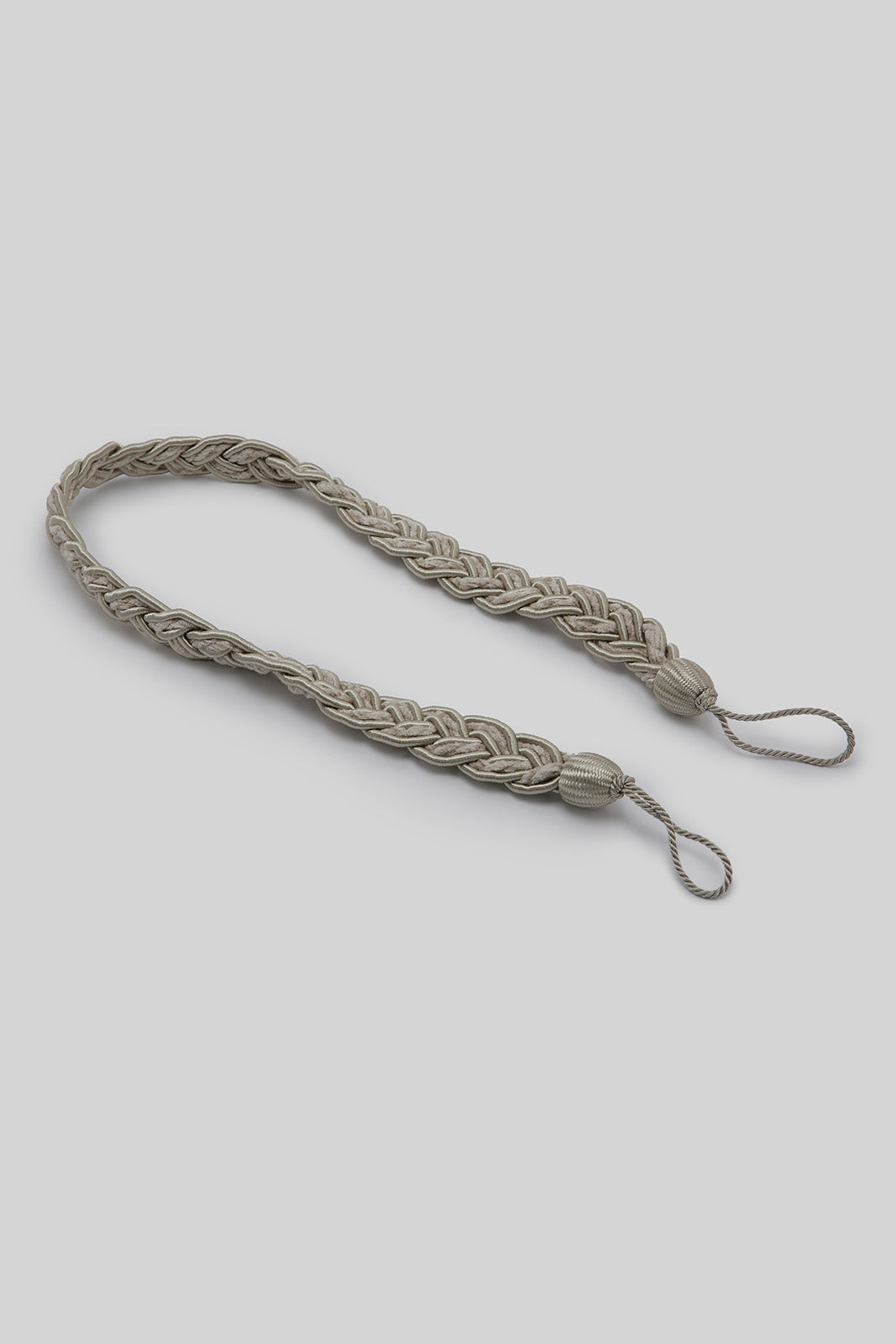 Redtag-Grey-Braided-Tie-Back-Category:Bedroom-Accessories,-Colour:Grey,-Deals:New-In,-Filter:Home-Bedroom,-HMW-BED-Bedroom-Accessories,-New-In-HMW-BED,-Non-Sale,-Section:Homewares,-W22B-Home-Bedroom-