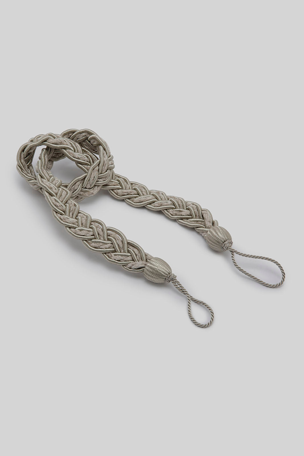 Redtag-Grey-Braided-Tie-Back-Category:Bedroom-Accessories,-Colour:Grey,-Deals:New-In,-Filter:Home-Bedroom,-HMW-BED-Bedroom-Accessories,-New-In-HMW-BED,-Non-Sale,-Section:Homewares,-W22B-Home-Bedroom-
