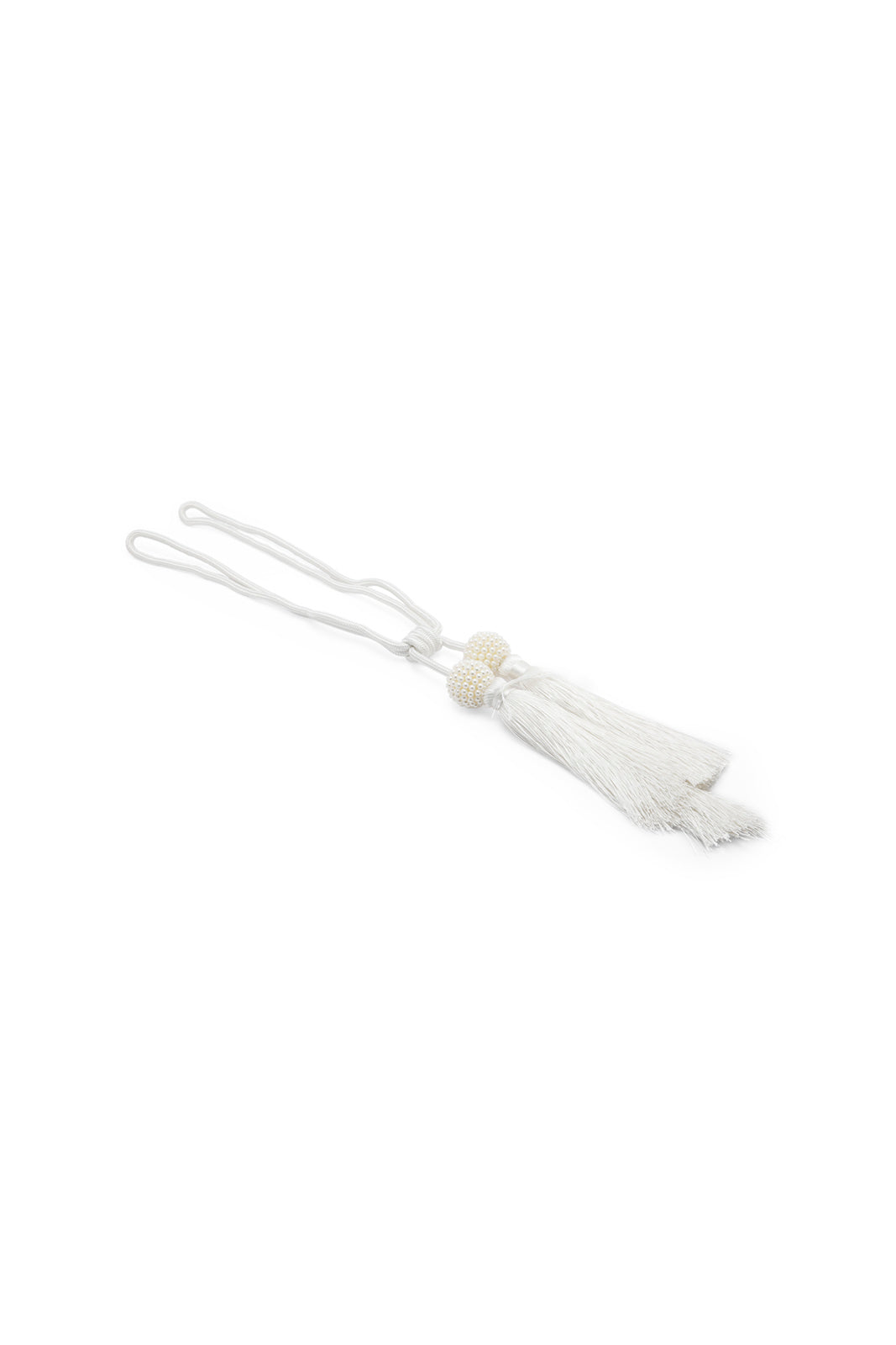 Redtag-Ivory-Tie-Back-With-Double-Pearl-Tassel-Category:Bedroom-Accessories,-Colour:Ivory,-Deals:New-In,-Dept:Home,-Filter:Home-Bedroom,-HMW-BED-Bedroom-Accessories,-New-In-HMW-BED,-Non-Sale,-Section:Homewares,-W22B-Home-Bedroom-