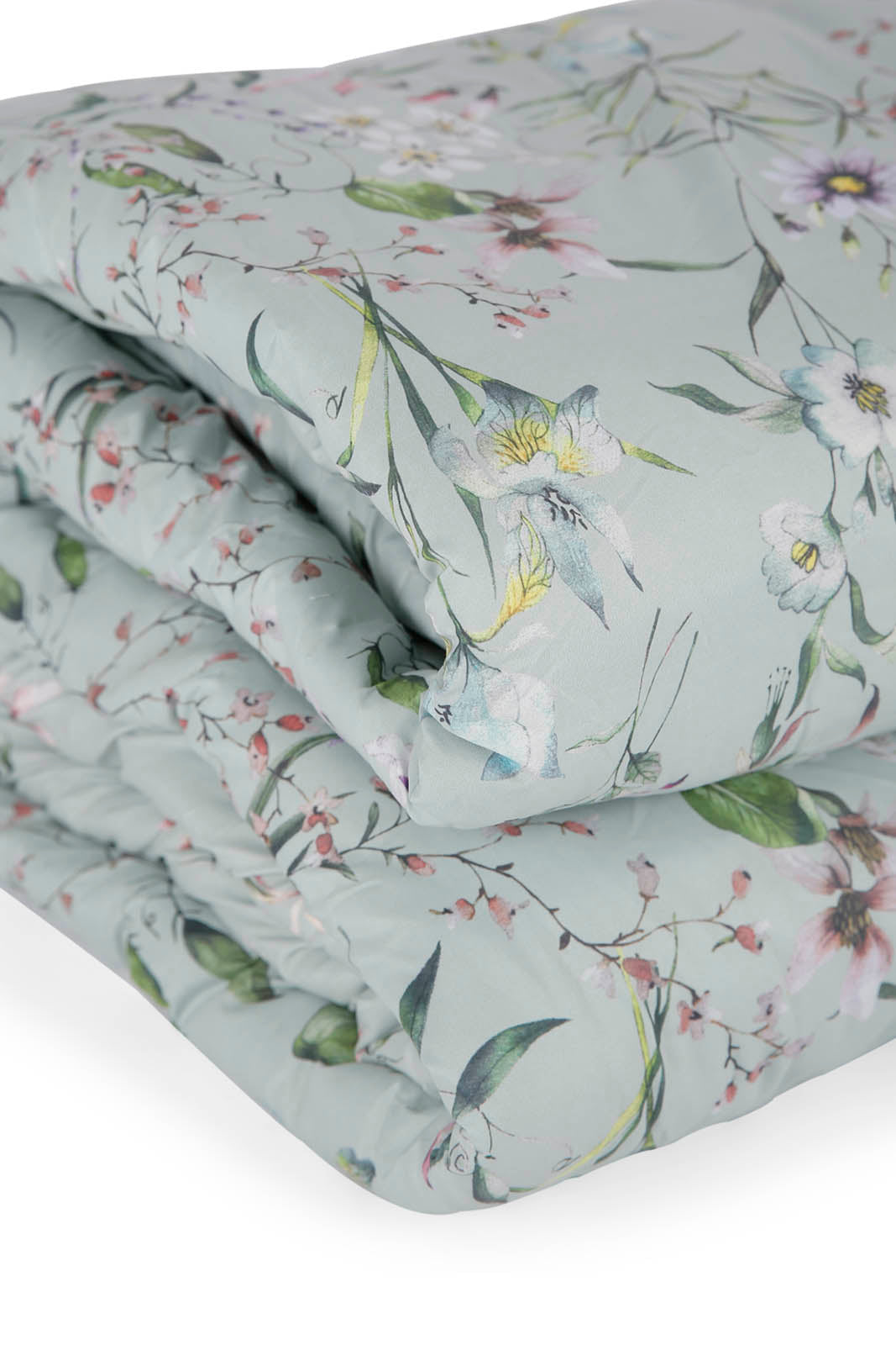 Redtag-Green-Floral-5-Pc-Printed-Comforter-Set-(King-Size)-Category:Comforters,-Colour:Green,-Deals:New-In,-Dept:Home,-Filter:Home-Bedroom,-HMW-BED-Comforters,-New-In-HMW-BED,-Non-Sale,-Section:Homewares,-W22B-Home-Bedroom-