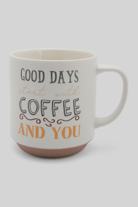 Redtag-White-Single-Mug-Category:Cups-&-Mugs,-Colour:White,-Deals:New-In,-Filter:Home-Dining,-HMW-DIN-Crockery,-New-In-HMW-DIN,-Non-Sale,-Section:Homewares,-W22B-Home-Dining-