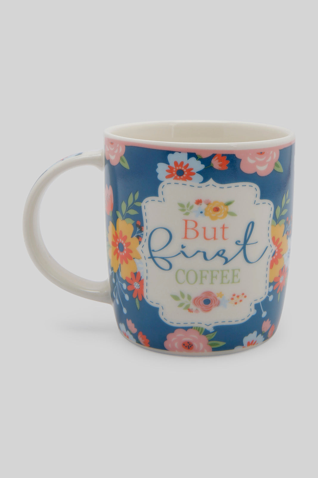 Redtag-Assorted-Floral-Single-Mug-Category:Cups-&-Mugs,-Colour:Assorted,-Deals:New-In,-Filter:Home-Dining,-HMW-DIN-Crockery,-New-In-HMW-DIN,-Non-Sale,-Section:Homewares,-W22B-Home-Dining-