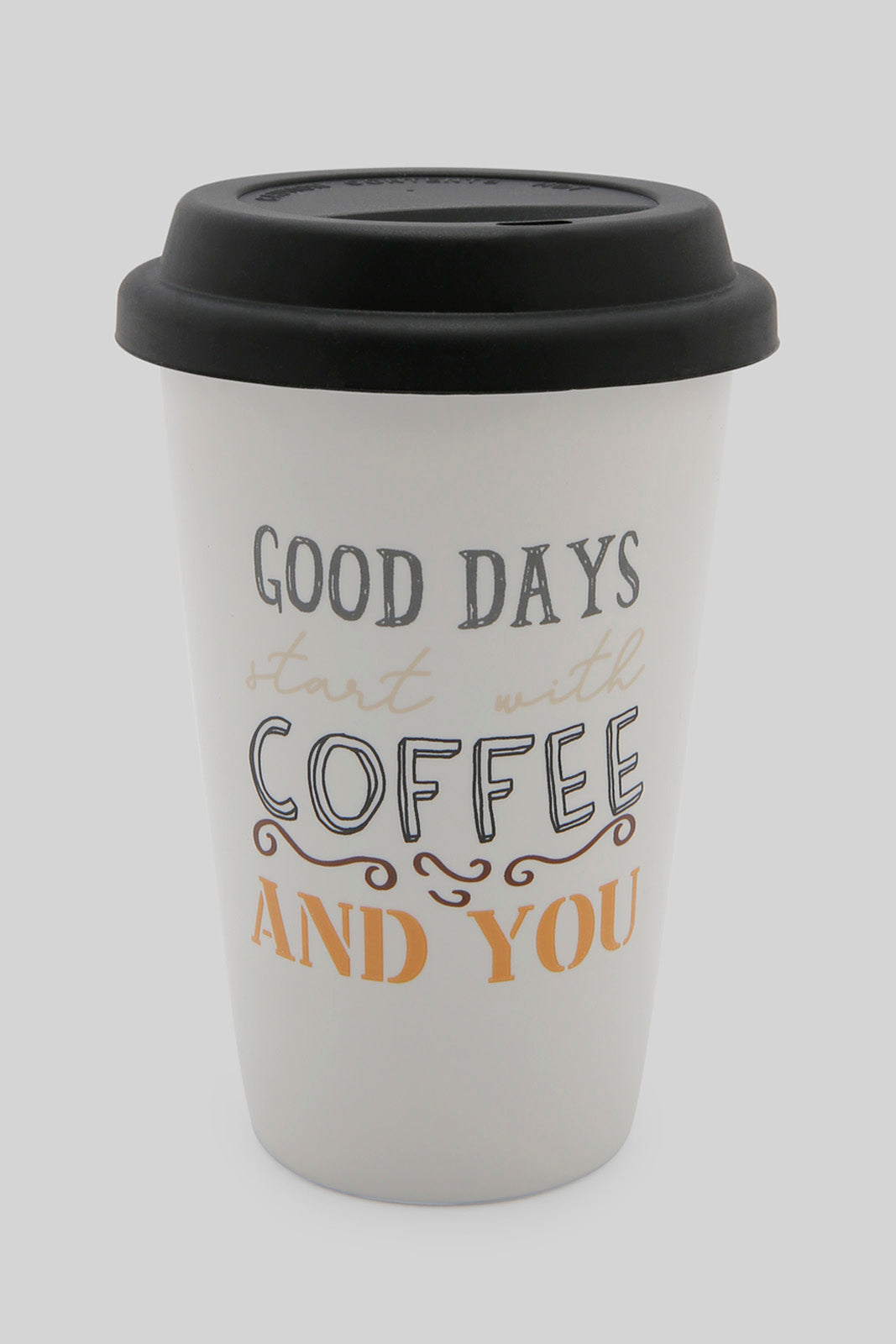 Redtag-White-Travel-Mug-Category:Cups-&-Mugs,-Colour:White,-Deals:New-In,-Filter:Home-Dining,-HMW-DIN-Crockery,-New-In-HMW-DIN,-Non-Sale,-Section:Homewares,-W22B-Home-Dining-