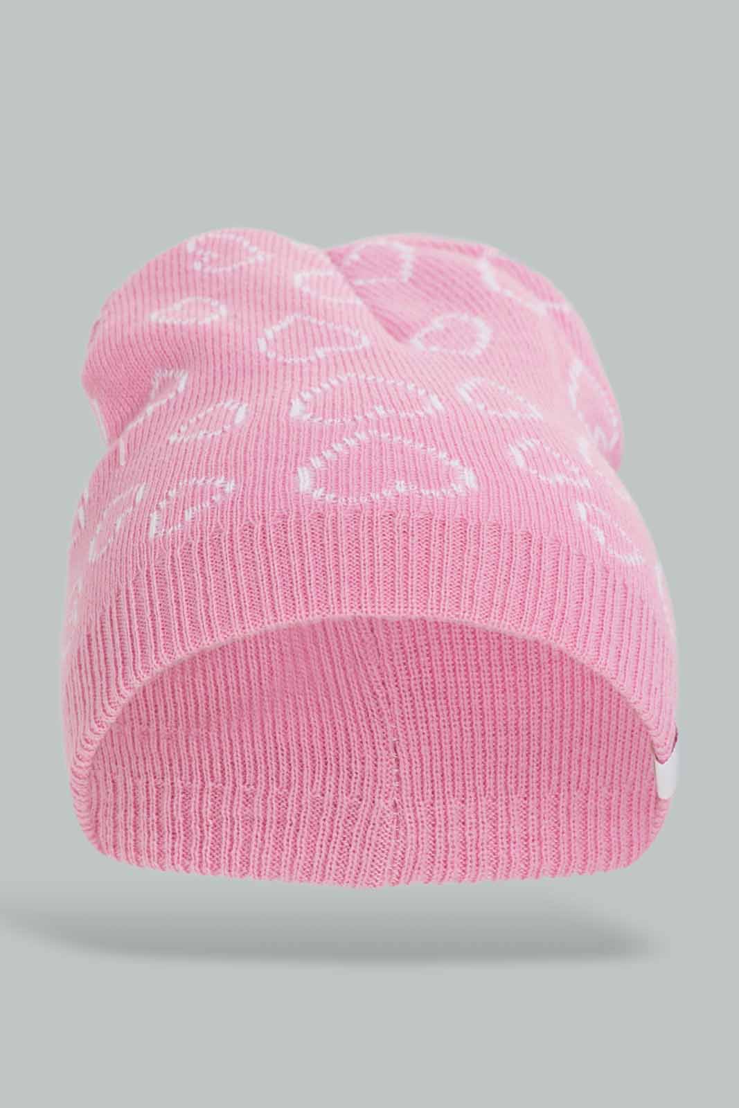Redtag-Multi-Colour-Knitted-Cap-Set-Of-3-Category:Knitted-Accessories,-Colour:Assorted,-Dept:Girls,-Filter:Girls-Accessories,-GIR-Knitted-Accessories,-New-In,-New-In-GIR-ACC,-Non-Sale,-Section:Girls-(0-to-14Yrs),-W22B-Girls-