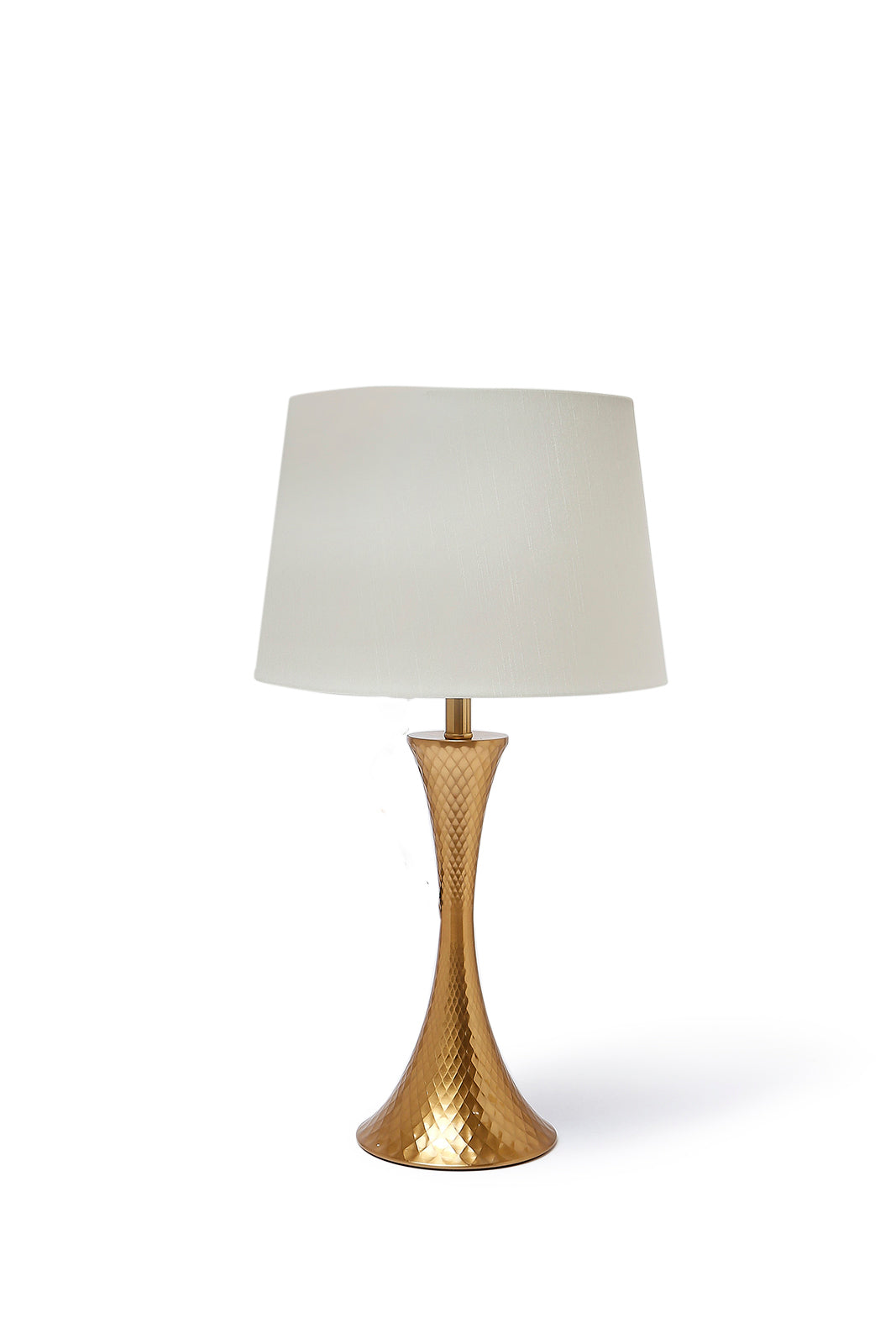 Redtag-Gold-Metal-Pillar-Table-Lamp-Category:Lamps,-Colour:Gold,-Deals:New-In,-Dept:Home,-Filter:Home-Decor,-HMW-HOM-Lighting,-New-In-HMW-HOM,-Non-Sale,-Section:Homewares,-W22B-Home-Decor-