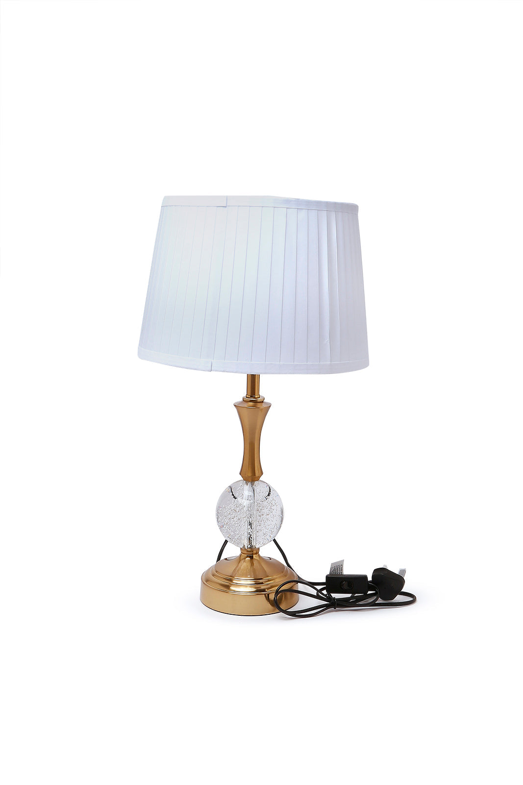 Redtag-Gold-Decorative-Glass-Ball-Metaltable-Lamp-Category:Lamps,-Colour:Gold,-Deals:New-In,-Dept:Home,-Filter:Home-Decor,-HMW-HOM-Lighting,-New-In-HMW-HOM,-Non-Sale,-Section:Homewares,-W22B-Home-Decor-