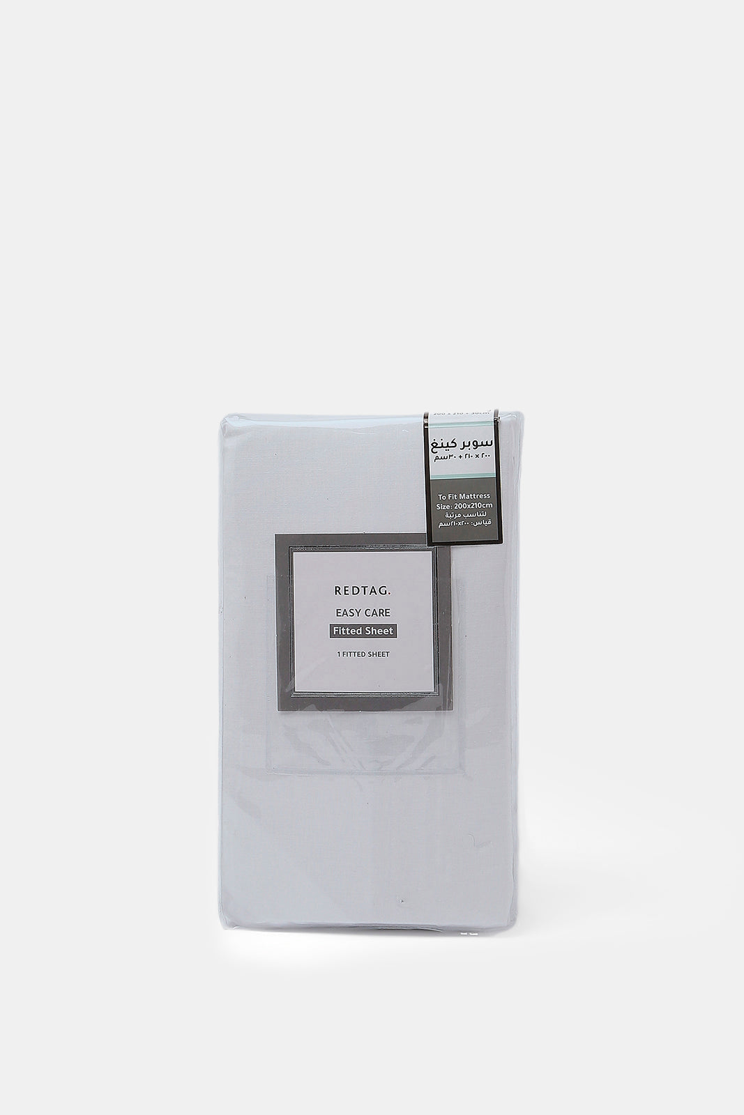 Redtag-White-Fitted-Sheet-(Super-King-Size)-365,-Category:Fitted-Sheets,-Colour:White,-Deals:New-In,-Dept:Home,-Filter:Home-Bedroom,-HMW-BED-Fitted-Sheets,-New-In-HMW-BED,-Non-Sale,-Section:Homewares-Home-Bedroom-