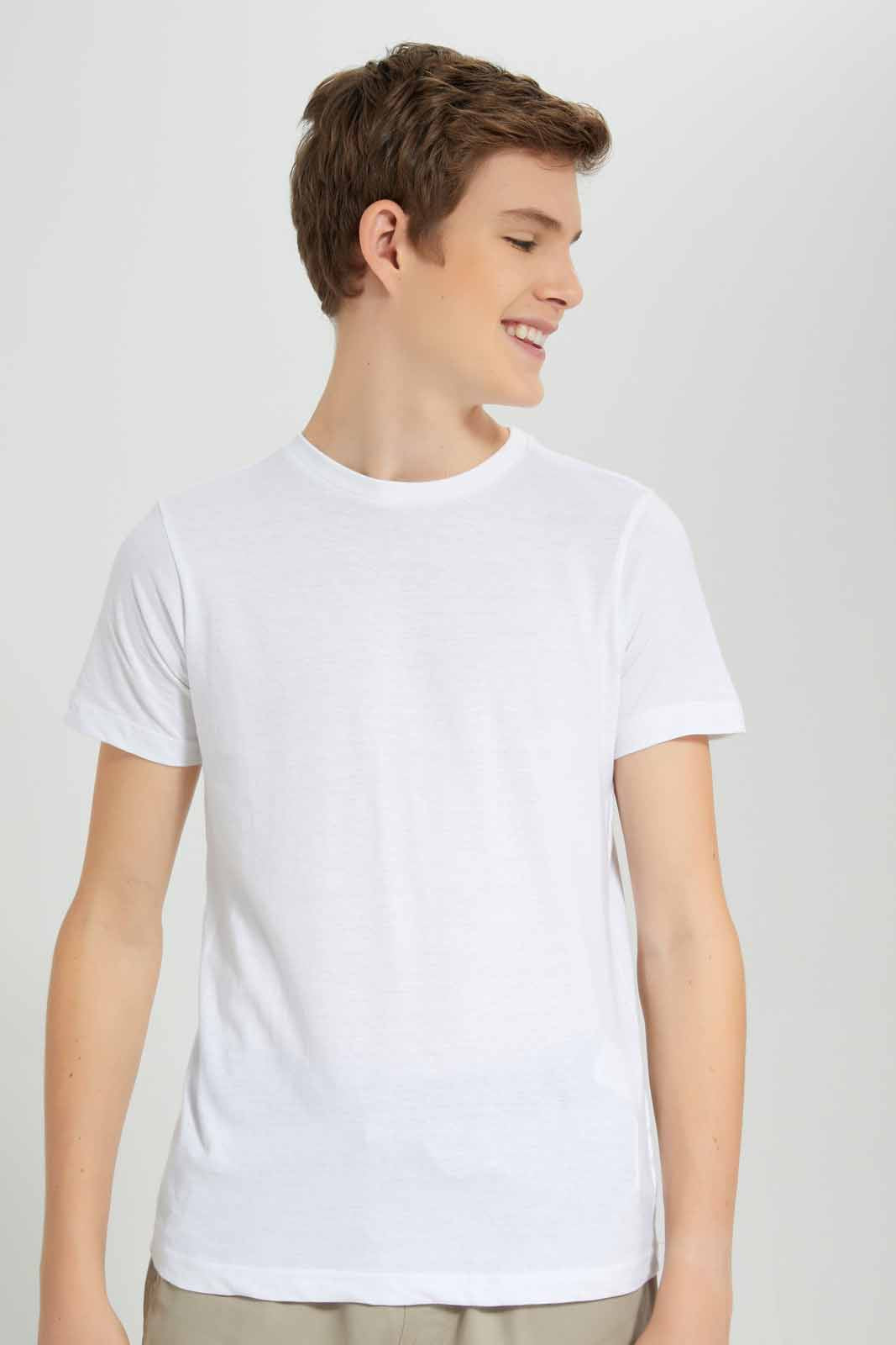 Redtag-Navy-&-Blue-Check-Shirt-With-White-Tee-BSR-Shirts,-Category:Shirts,-Colour:Navy,-Deals:New-In,-Filter:Senior-Boys-(8-to-14-Yrs),-New-In-BSR-APL,-Non-Sale,-Section:Boys-(0-to-14Yrs),-W22O-Senior-Boys-9 to 14 Years