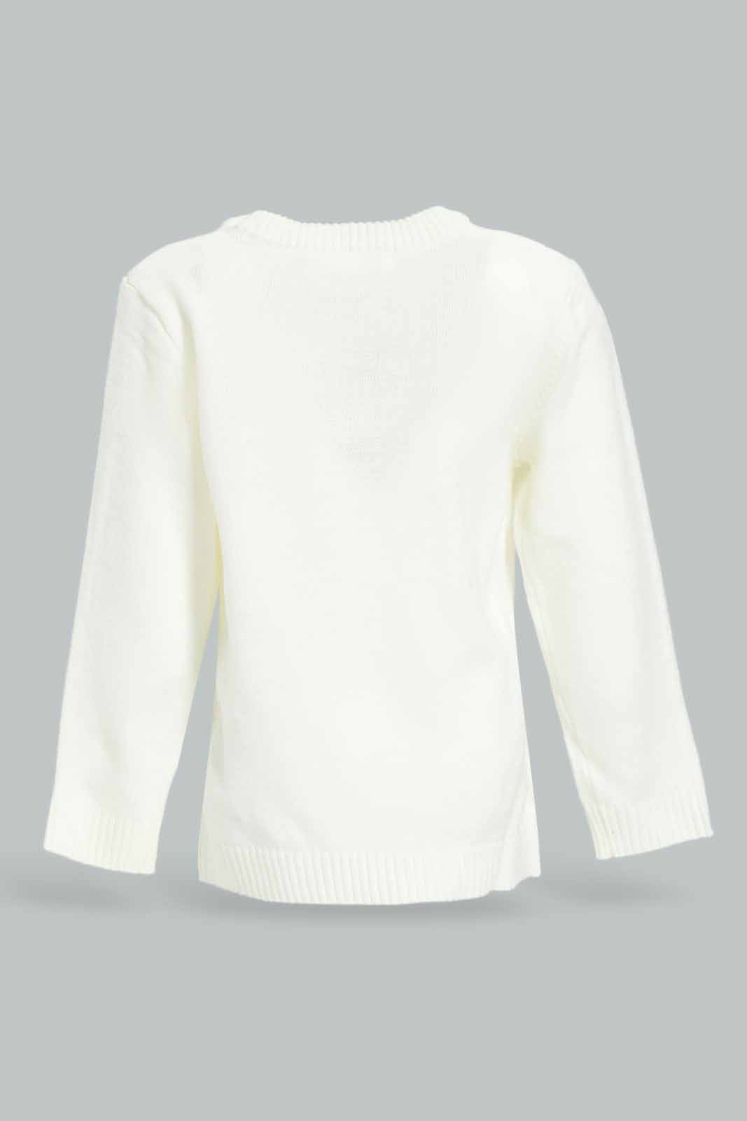 Redtag-Ivory-Bird-Pullover-Category:Pullovers,-Colour:Ivory,-Deals:New-In,-Dept:Girls,-Filter:Infant-Girls-(3-to-24-Mths),-ING-Pullovers,-New-In-ING-APL,-Non-Sale,-Section:Girls-(0-to-14Yrs),-TBL,-W22B-Infant-Girls-3 to 24 Months