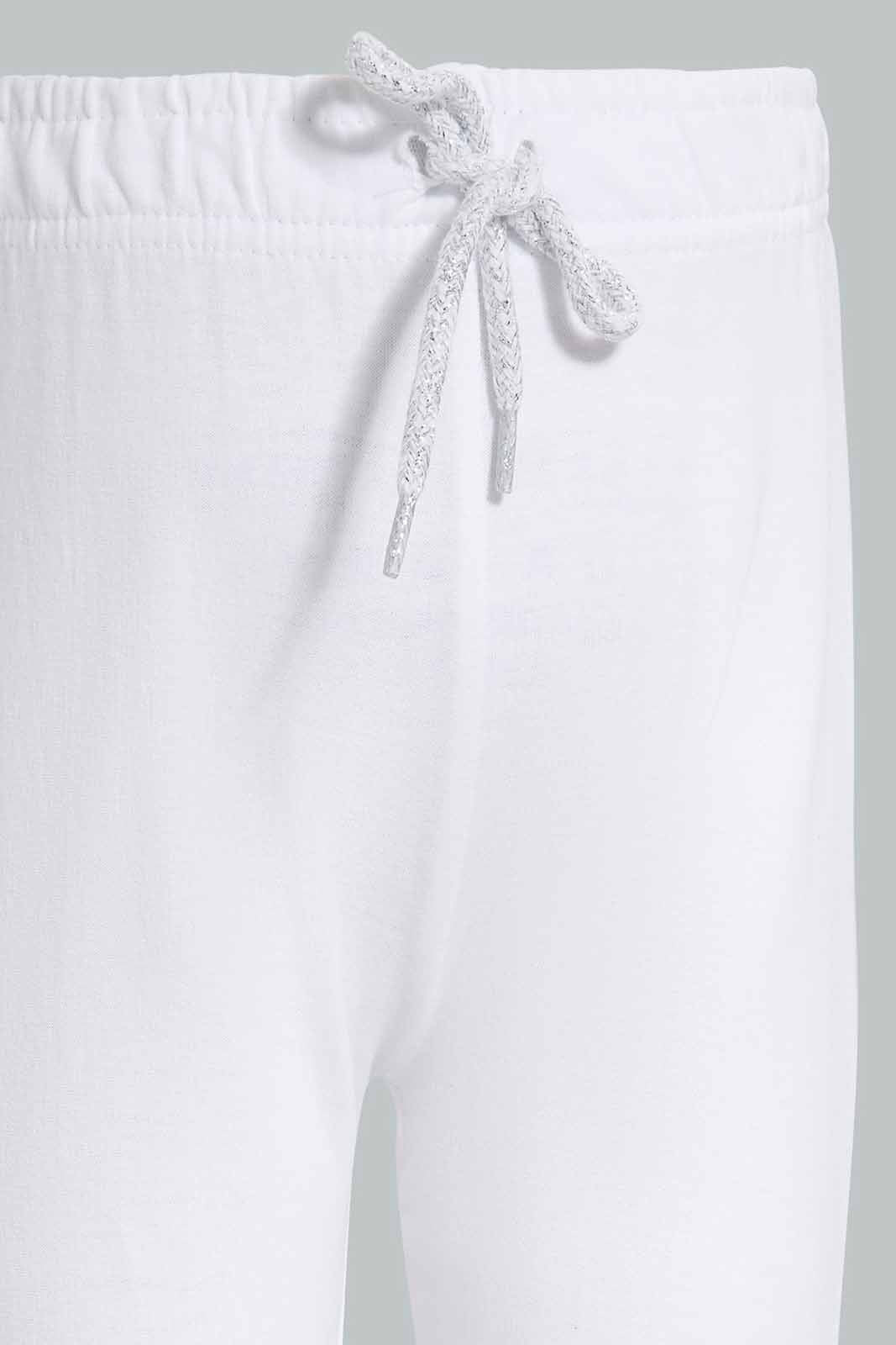 Redtag-Blue-And-White-2PK-Solid-Track-Pants-Category:Joggers,-Colour:Assorted,-Deals:New-In,-Filter:Infant-Girls-(3-to-24-Mths),-ING-Joggers,-New-In-ING-APL,-Non-Sale,-Section:Girls-(0-to-14Yrs),-W22O-Infant-Girls-3 to 24 Months