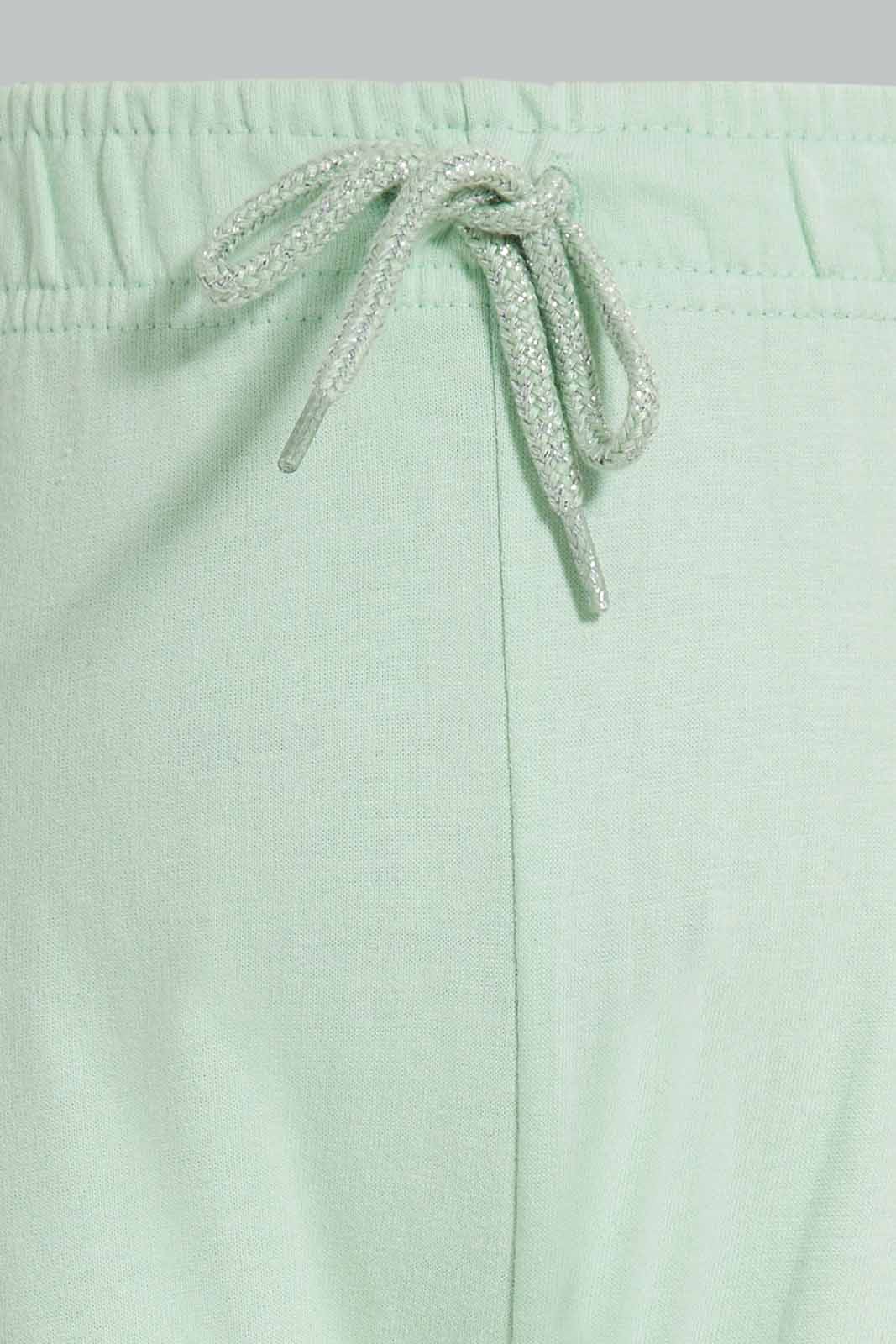Redtag-Mint-And-Navy-2PK-Solid-Track-Pants-Category:Joggers,-Colour:Assorted,-Deals:New-In,-Filter:Infant-Girls-(3-to-24-Mths),-ING-Joggers,-New-In-ING-APL,-Non-Sale,-Section:Girls-(0-to-14Yrs),-W22O-Infant-Girls-3 to 24 Months