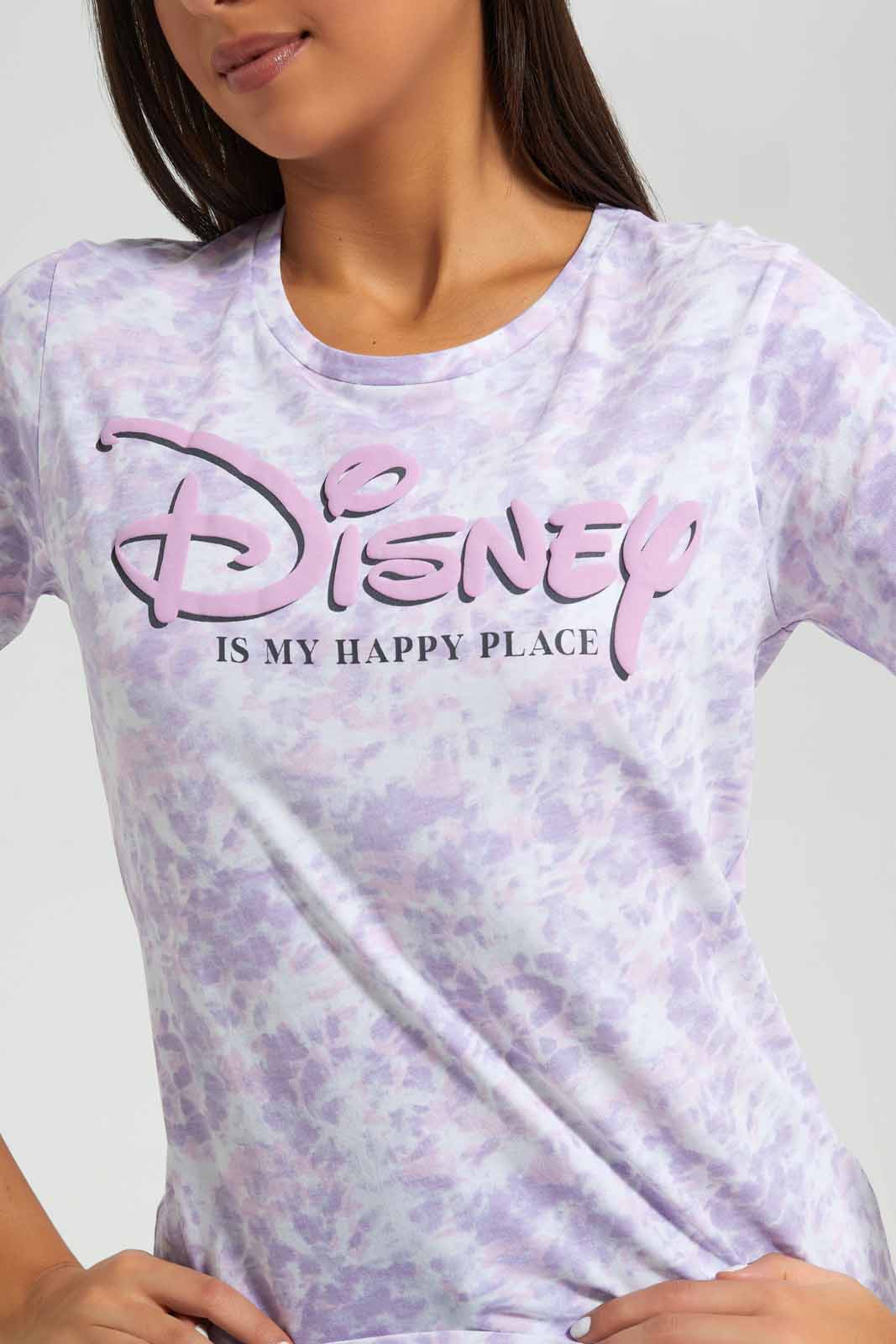 Redtag-Tie-Dye-Disney-Printed-T-Shirt-Category:T-Shirts,-Colour:Assorted,-Deals:New-In,-Filter:Women's-Clothing,-New-In-Women-APL,-Non-Sale,-Section:Women,-TBL,-W22A,-Women-T-Shirts-Women's-