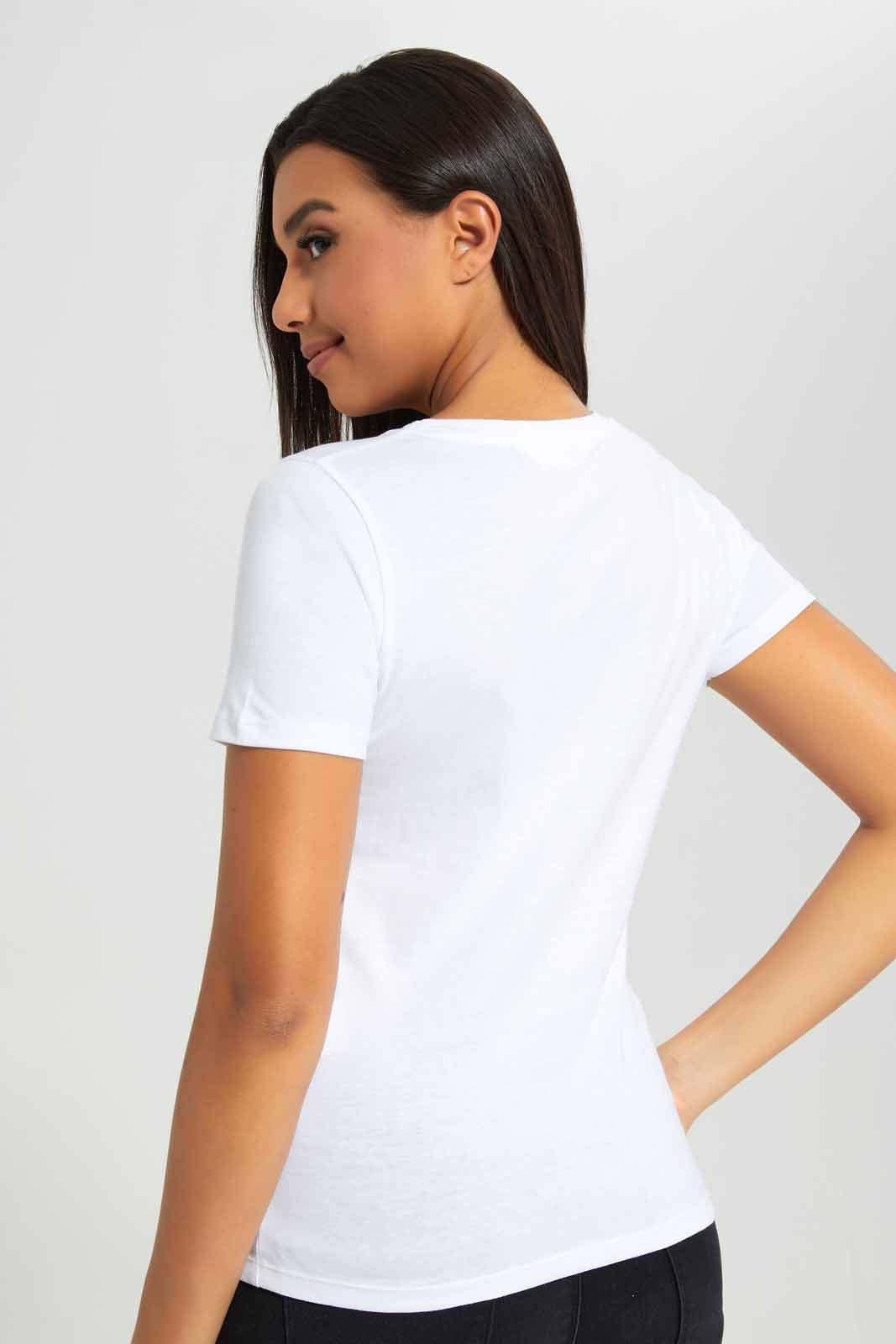 Redtag-White-Top-Model-Printed-T-Shirt-Category:T-Shirts,-Colour:White,-Deals:New-In,-Filter:Women's-Clothing,-New-In-Women-APL,-Non-Sale,-Section:Women,-TBL,-W22A,-Women-T-Shirts-Women's-