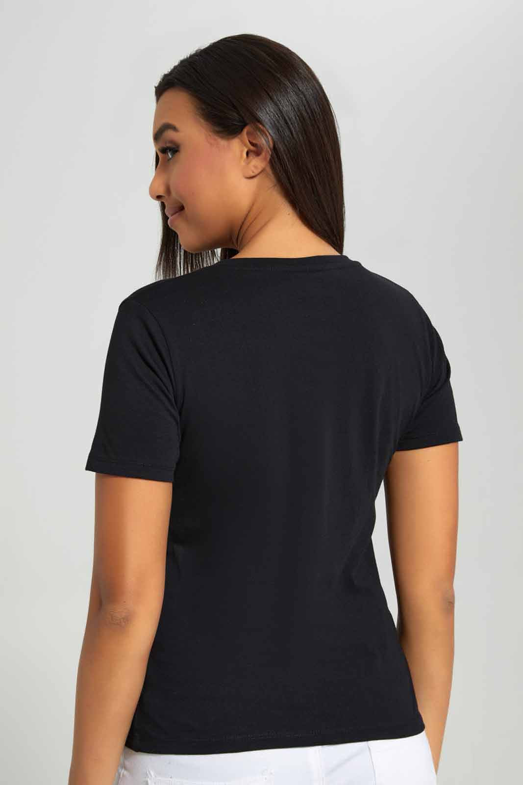 Redtag-Black-Pebble-Flinstone-Printed-T-Shirt-Category:T-Shirts,-Colour:Black,-Deals:New-In,-Filter:Women's-Clothing,-New-In-Women-APL,-Non-Sale,-Section:Women,-TBL,-W22A,-Women-T-Shirts-Women's-
