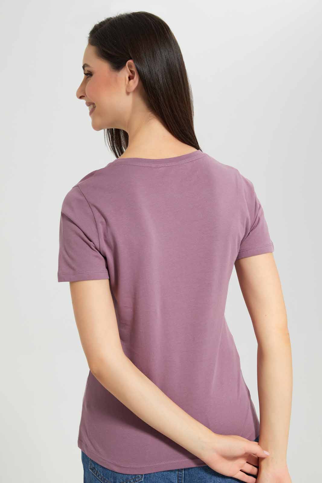 Redtag-Pale-Pink-Blush-Wonderful-Embellished-T-Shirt-Category:T-Shirts,-Colour:Apricot,-Deals:New-In,-Filter:Women's-Clothing,-New-In-Women-APL,-Non-Sale,-Section:Women,-TBL,-W22A,-Women-T-Shirts-Women's-
