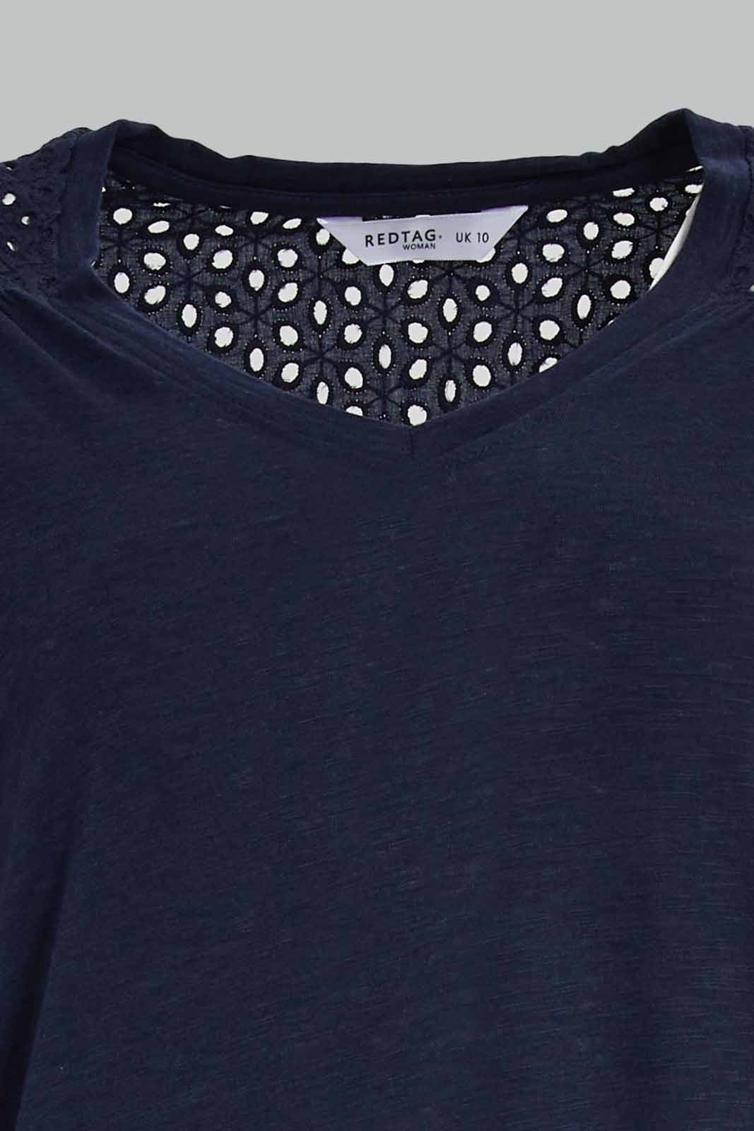Redtag-Navy-Women-Fullsleeve-Solid-Nightgown-Category:Nightgowns,-Colour:Navy,-Deals:New-In,-Filter:Women's-Clothing,-New-In-Women-APL,-Non-Sale,-Section:Women,-W22A,-Women-Nightgowns--