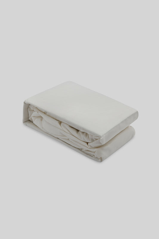 Redtag-Ivory-Fitted-Sheet-(Double-Size)-365,-Category:Fitted-Sheets,-Colour:Ivory,-Deals:New-In,-Dept:Home,-Filter:Home-Bedroom,-HMW-BED-Fitted-Sheets,-New-In-HMW-BED,-Non-Sale,-Section:Homewares-Home-Bedroom-