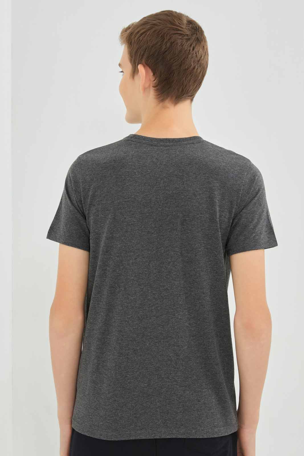 Redtag-Charcoal-Never-Quilt-Gamers-Graphic-Tee-BSR-T-Shirts,-Category:T-Shirts,-Colour:Charcoal,-Deals:New-In,-Filter:Senior-Boys-(8-to-14-Yrs),-New-In-BSR-APL,-Non-Sale,-Section:Boys-(0-to-14Yrs),-TBL,-W22A-Senior-Boys-9 to 14 Years