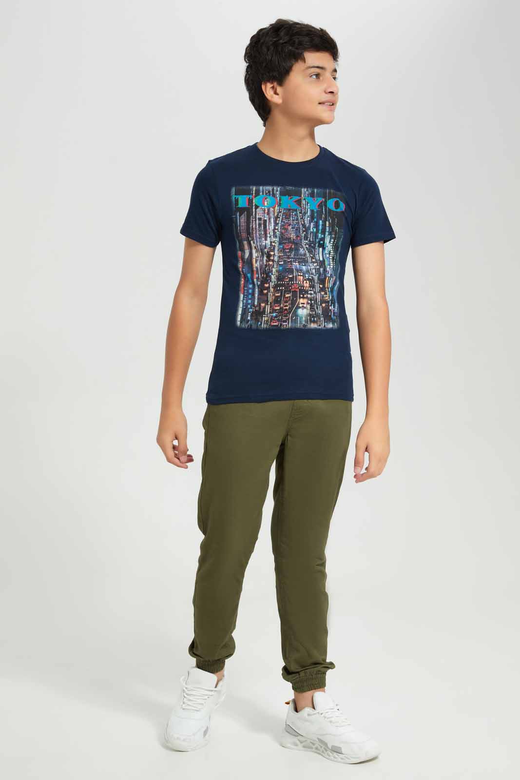 Redtag-Navy-Tokyo-Graphic-Tee-BSR-T-Shirts,-Category:T-Shirts,-Colour:Navy,-Deals:New-In,-Filter:Senior-Boys-(8-to-14-Yrs),-New-In-BSR-APL,-Non-Sale,-Section:Boys-(0-to-14Yrs),-TBL,-W22A-Senior-Boys-9 to 14 Years