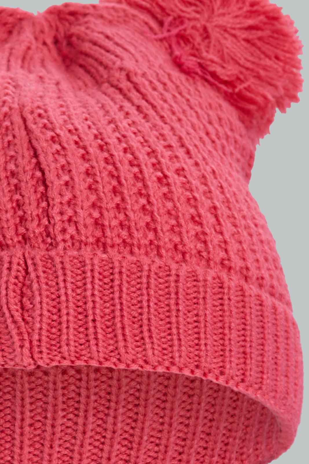 Redtag-Multi-Colour-Set-Of-2-Knitted-Cap-Category:Knitted-Accessories,-Colour:Assorted,-Dept:Girls,-Filter:Girls-Accessories,-GIR-Knitted-Accessories,-New-In,-New-In-GIR-ACC,-Non-Sale,-Section:Girls-(0-to-14Yrs),-W22B-Girls-