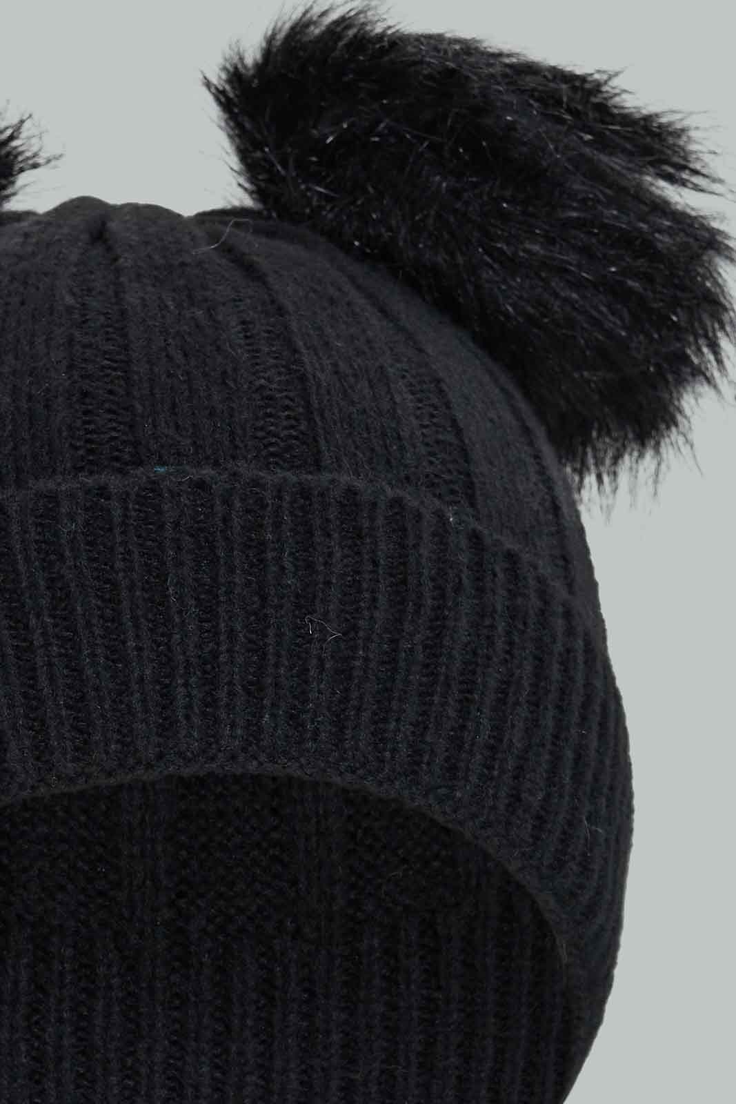 Redtag-Multi-Colour-Pom-Pom-Embellished-Cap-Category:Caps-&-Hats,-Colour:Assorted,-Dept:Girls,-Filter:Girls-Accessories,-GIR-Caps-&-Hats,-New-In,-New-In-GIR-ACC,-Non-Sale,-Section:Girls-(0-to-14Yrs),-W22B-Girls-