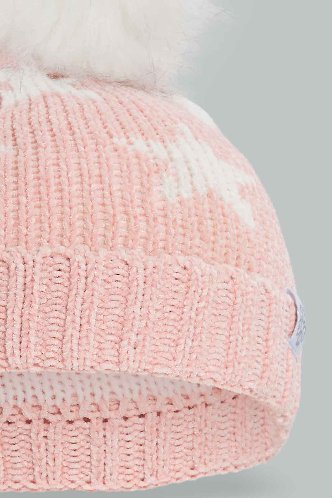 Redtag-Multi-Colour-Pom-Pom-Embellished-Cap-Category:Caps-&-Hats,-Colour:Assorted,-Dept:Girls,-Filter:Girls-Accessories,-GIR-Caps-&-Hats,-New-In,-New-In-GIR-ACC,-Non-Sale,-Section:Girls-(0-to-14Yrs),-W22B-Girls-