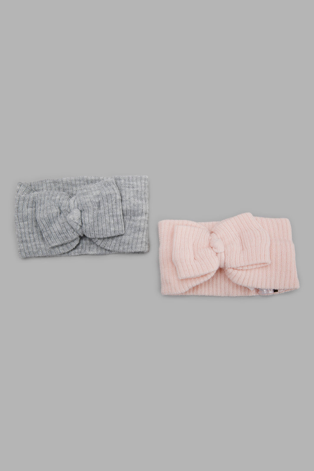 Redtag-Pink-And-Grey-Headwarmer-Category:Knitted-Accessories,-Colour:Assorted,-Filter:Girls-Accessories,-GIR-Knitted-Accessories,-New-In,-New-In-GIR-ACC,-Non-Sale,-Section:Girls-(0-to-14Yrs),-W22B-Girls-