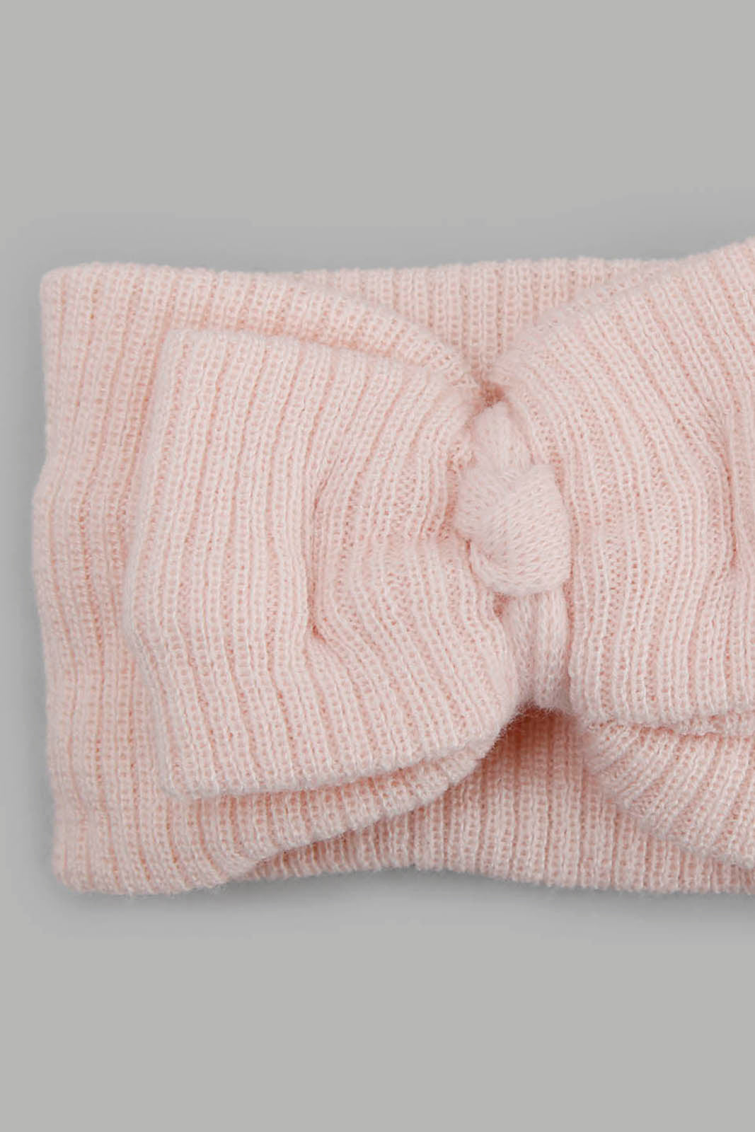 Redtag-Pink-And-Grey-Headwarmer-Category:Knitted-Accessories,-Colour:Assorted,-Filter:Girls-Accessories,-GIR-Knitted-Accessories,-New-In,-New-In-GIR-ACC,-Non-Sale,-Section:Girls-(0-to-14Yrs),-W22B-Girls-