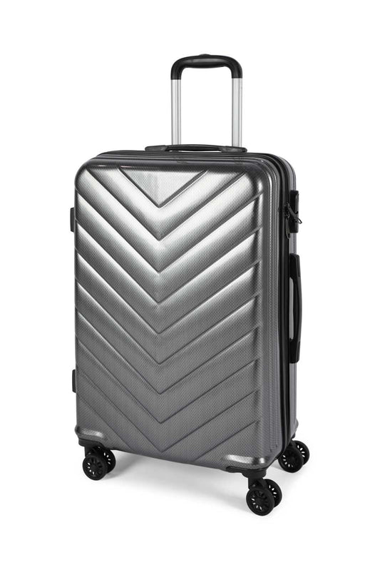 Redtag-Silver-Luggage-Trolley-24"-Category:Luggage-Trolleys,-Colour:Silver,-Dept:Home,-Filter:Travel-Accessories,-LUG-Luggage-Trolleys,-New-In,-New-In-LUG-ACC,-Non-Sale,-Section:Homewares,-W22B-Travel-Accessories-