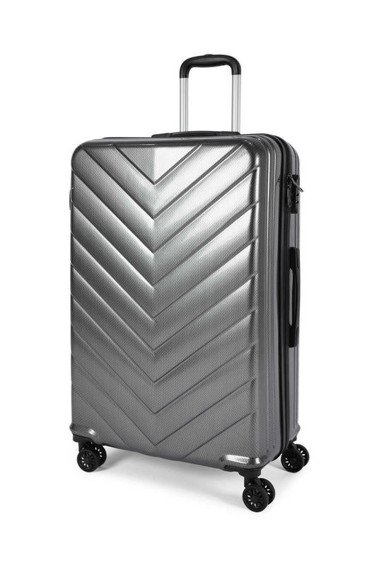 Redtag-Silver-Luggage-Trolley-28"-Category:Luggage-Trolleys,-Colour:Silver,-Dept:Home,-Filter:Travel-Accessories,-LUG-Luggage-Trolleys,-New-In,-New-In-LUG-ACC,-Non-Sale,-Section:Homewares,-W22B-Travel-Accessories-