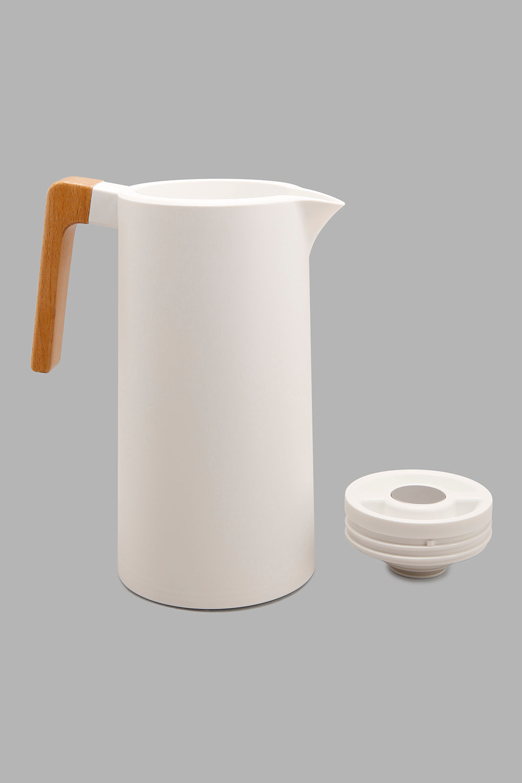 Redtag-White-Vacuum-Flask-Category:Storage,-Colour:White,-Deals:New-In,-Dept:Home,-Filter:Home-Dining,-HMW-DIN-Storage,-New-In-HMW-DIN,-Non-Sale,-Section:Homewares,-W22A-Home-Dining-