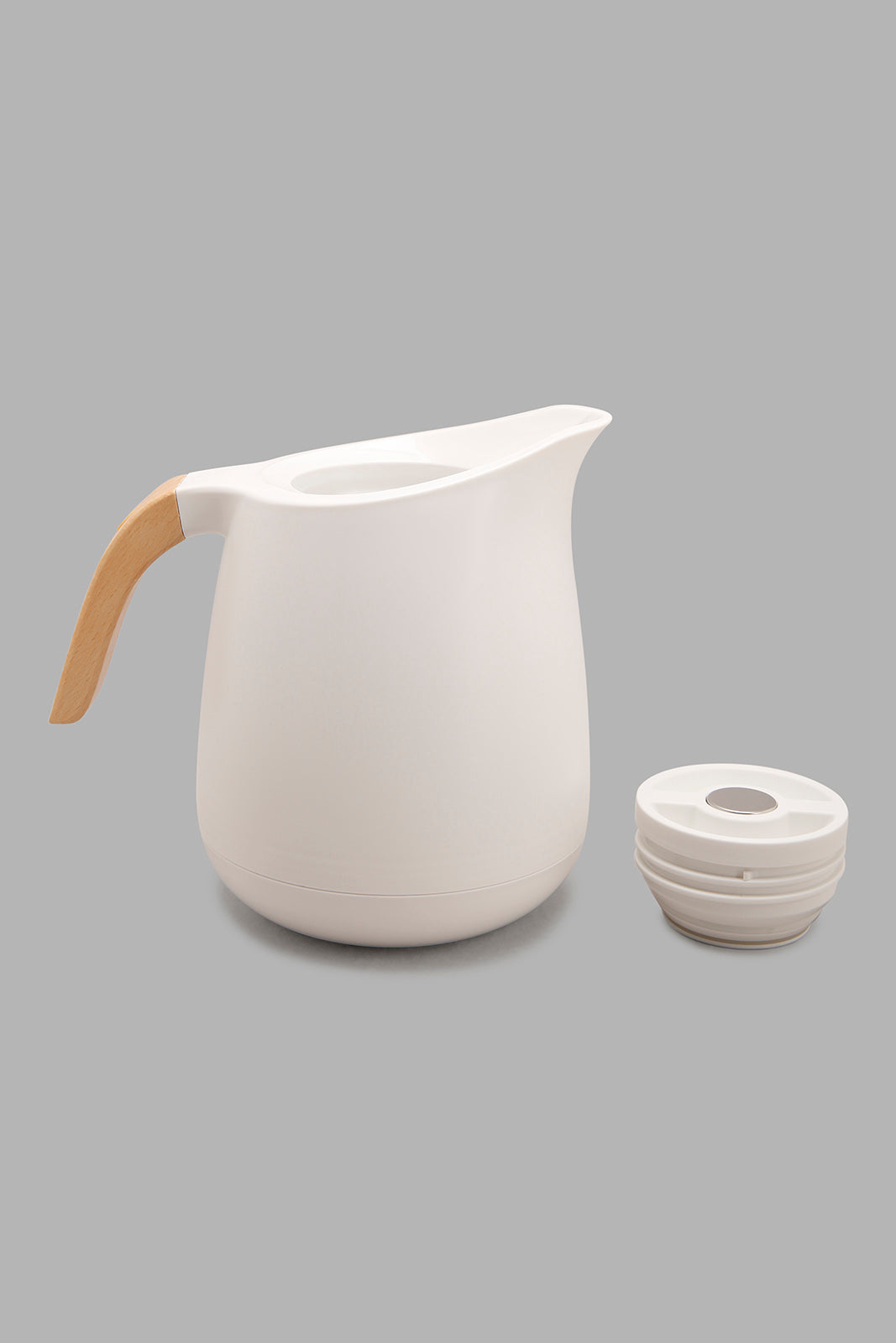Redtag-White-Vacuum-Flask-Category:Storage,-Colour:White,-Deals:New-In,-Dept:Home,-Filter:Home-Dining,-HMW-DIN-Storage,-New-In-HMW-DIN,-Non-Sale,-Section:Homewares,-W22A-Home-Dining-