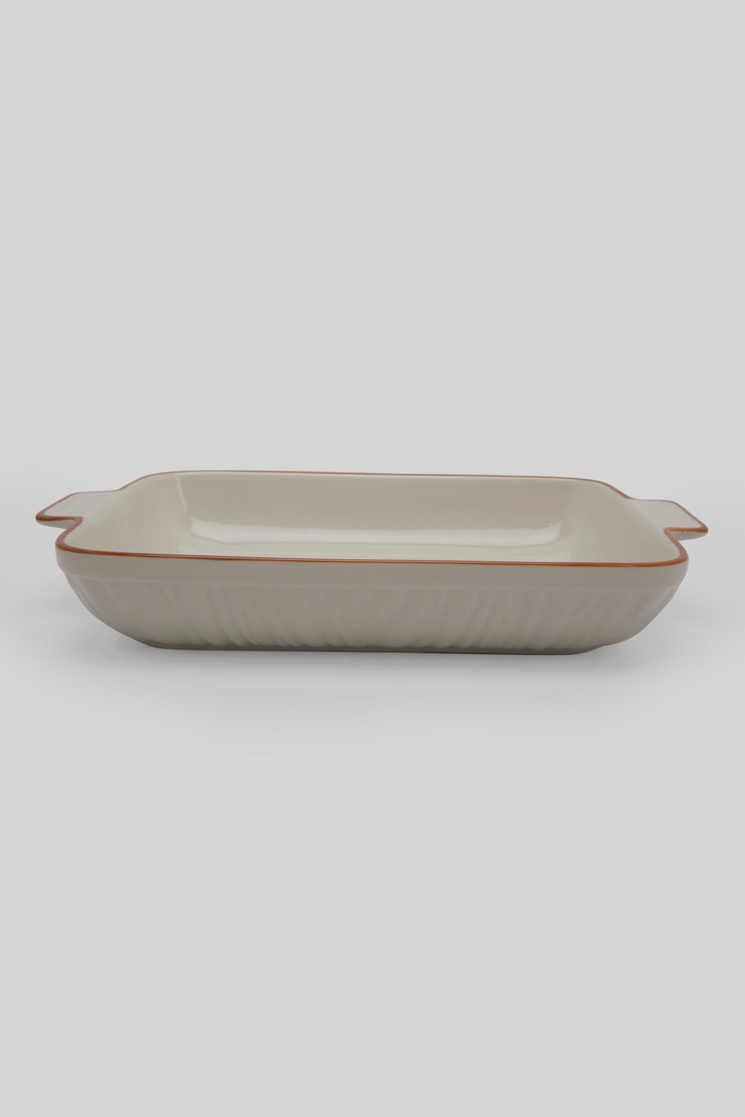 Redtag-White-Porcelain-Embossed-Rectangle-Dish-With-Copper-Border-Category:Servewares,-Colour:White,-Deals:New-In,-Filter:Home-Dining,-HMW-DIN-Serveware,-New-In-HMW-DIN,-Non-Sale,-Section:Homewares,-W22B-Home-Dining-