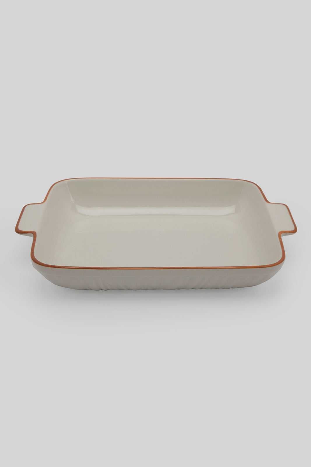 Redtag-White-Porcelain-Embossed-Rectangle-Dish-With-Copper-Border-Category:Servewares,-Colour:White,-Deals:New-In,-Filter:Home-Dining,-HMW-DIN-Serveware,-New-In-HMW-DIN,-Non-Sale,-Section:Homewares,-W22B-Home-Dining-