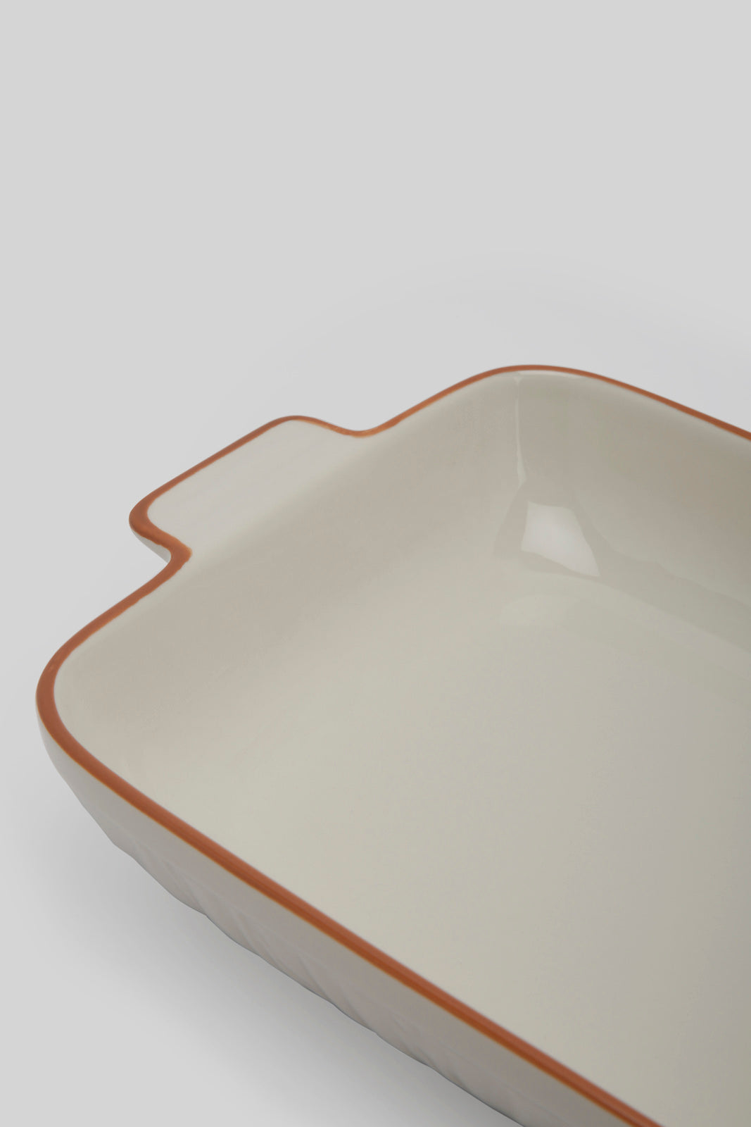 Redtag-White-Porcelain-Embossed-Rectangle-Dish-With-Copper-Border-Category:Servewares,-Colour:White,-Deals:New-In,-Filter:Home-Dining,-HMW-DIN-Serveware,-New-In-HMW-DIN,-Non-Sale,-Section:Homewares,-W22B-Home-Dining-