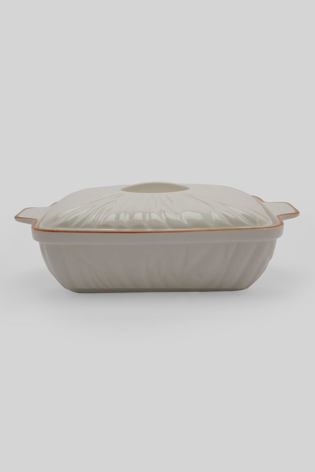 Redtag-White-Porcelain-Embossed-Rectangle-Dish-With-Copper-Border-Category:Servewares,-Colour:White,-Deals:New-In,-Filter:Home-Dining,-HMW-DIN-Serveware,-New-In-HMW-DIN,-Non-Sale,-Section:Homewares,-W22B-Home-Dining-