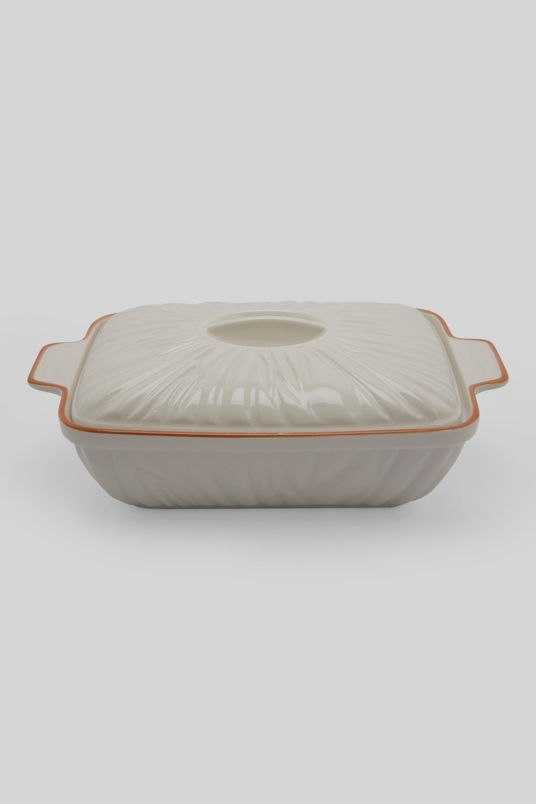 Redtag-White-Porcelain-Embossed-Rectangle-Dish-With-Copper-Border-Category:Servewares,-Colour:White,-Deals:New-In,-Filter:Home-Dining,-HMW-DIN-Serveware,-New-In-HMW-DIN,-Non-Sale,-Section:Homewares,-W22B-Home-Dining-