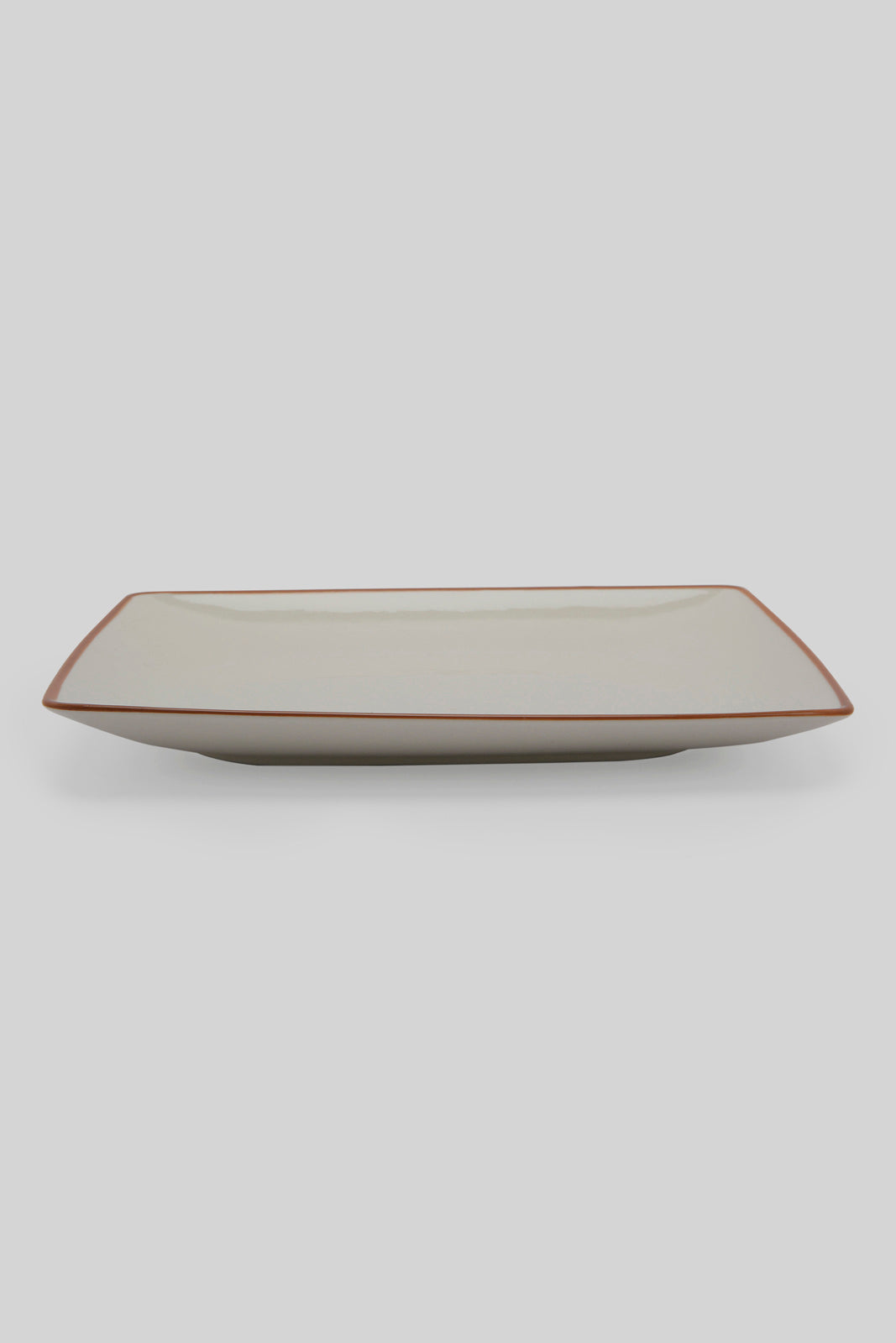 Redtag-White-Porcelain-Embossed-Rectangle-Platter-With-Copper-Border-Category:Plates,-Colour:White,-Deals:New-In,-Filter:Home-Dining,-HMW-DIN-Serveware,-New-In-HMW-DIN,-Non-Sale,-Section:Homewares,-W22B-Home-Dining-