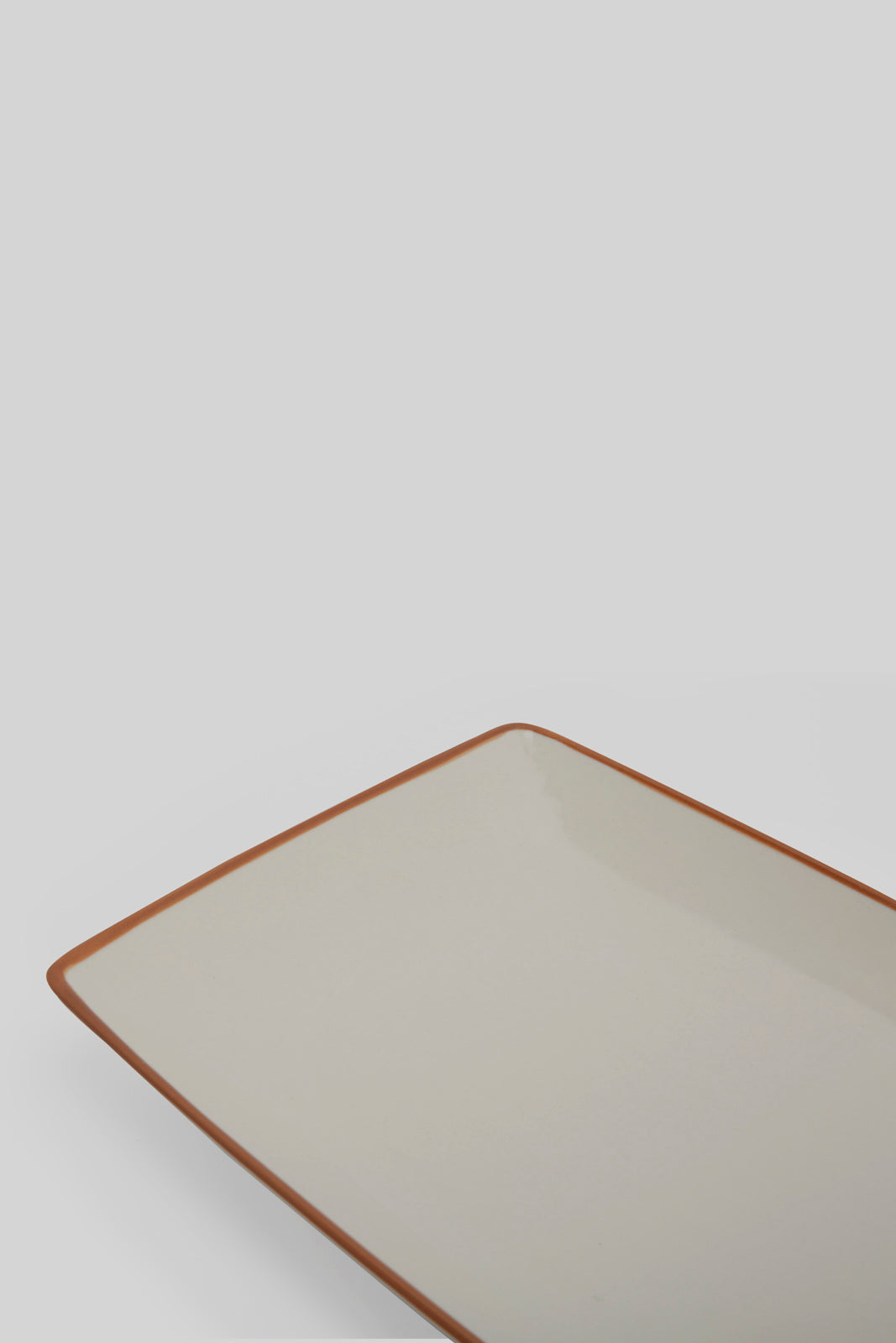 Redtag-White-Porcelain-Embossed-Rectangle-Platter-With-Copper-Border-Category:Plates,-Colour:White,-Deals:New-In,-Filter:Home-Dining,-HMW-DIN-Serveware,-New-In-HMW-DIN,-Non-Sale,-Section:Homewares,-W22B-Home-Dining-