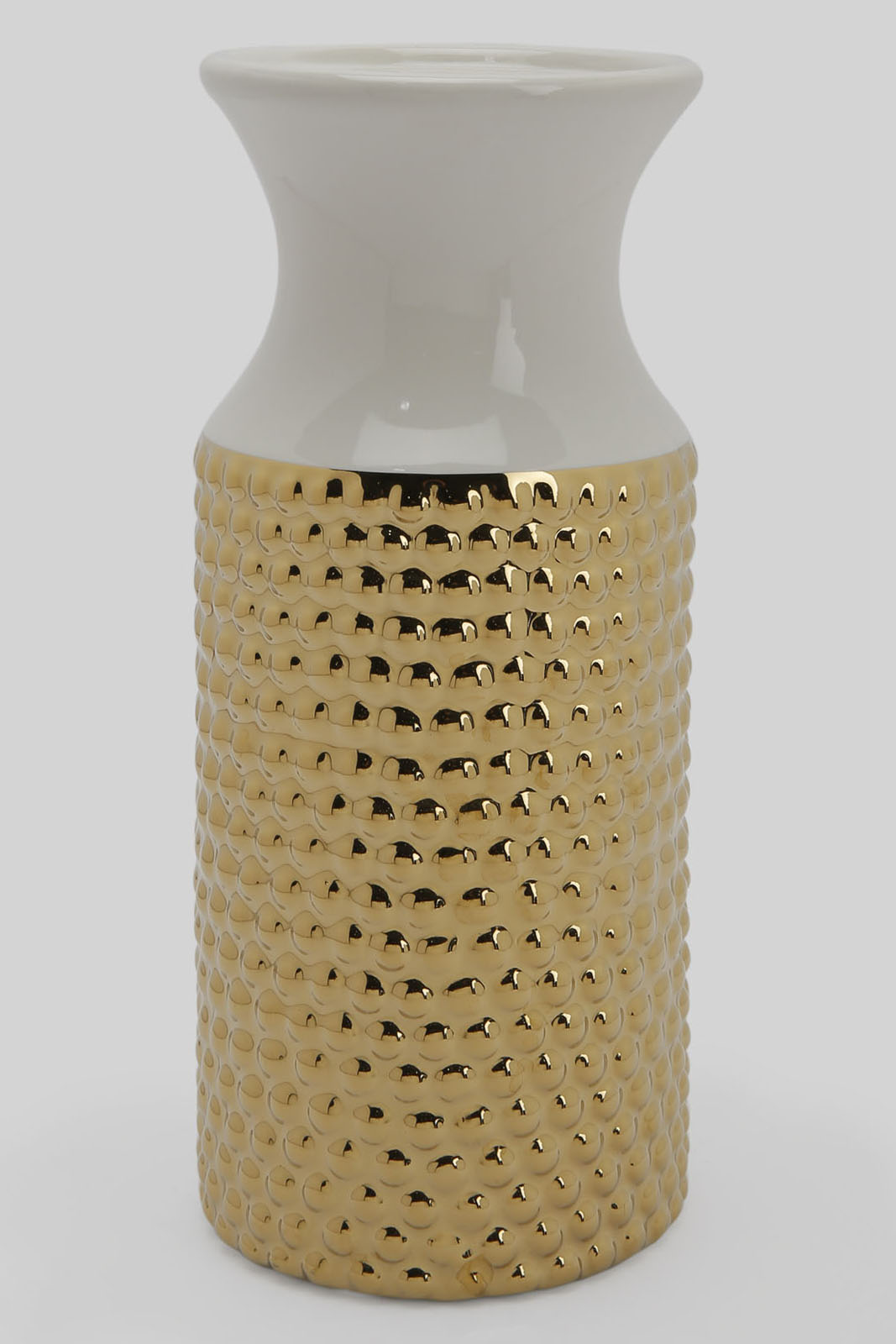 Redtag-White-Gold-Candle-Holder-Category:Candles-&-Fragrances,-Colour:Gold,-Deals:New-In,-Filter:Home-Decor,-HMW-HOM-Decorative-Accessories,-New-In-HMW-HOM,-Non-Sale,-Section:Homewares,-W22B-Home-Decor-