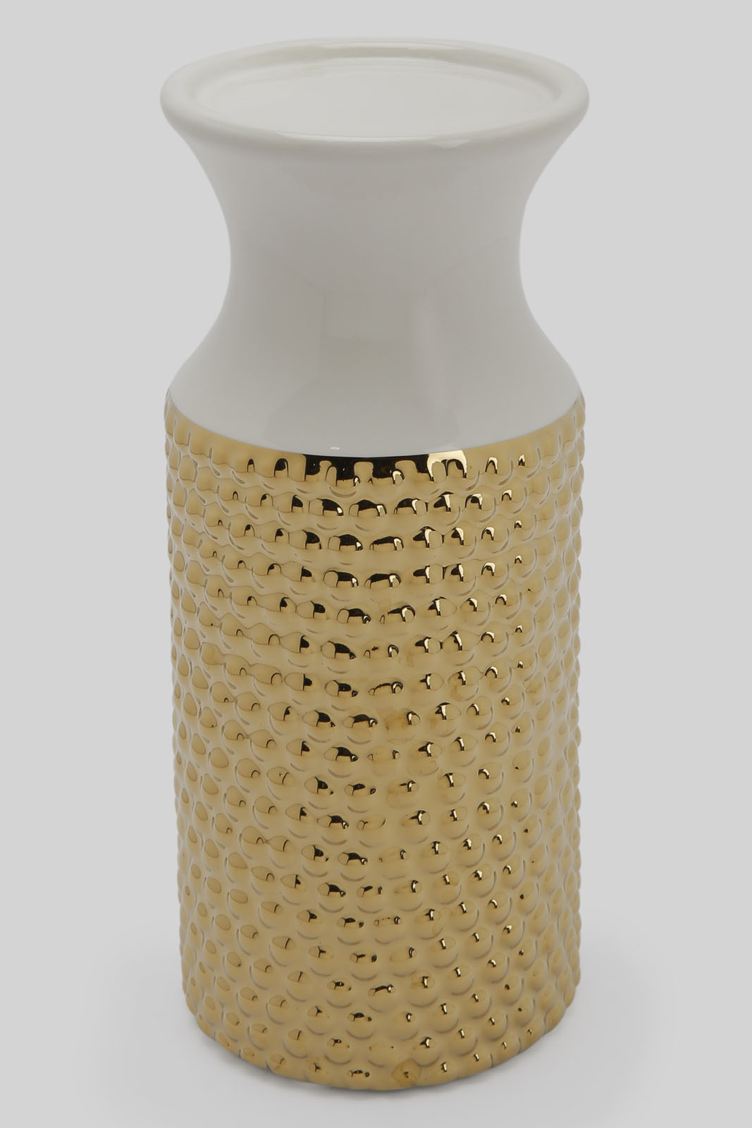Redtag-White-Gold-Candle-Holder-Category:Candles-&-Fragrances,-Colour:Gold,-Deals:New-In,-Filter:Home-Decor,-HMW-HOM-Decorative-Accessories,-New-In-HMW-HOM,-Non-Sale,-Section:Homewares,-W22B-Home-Decor-