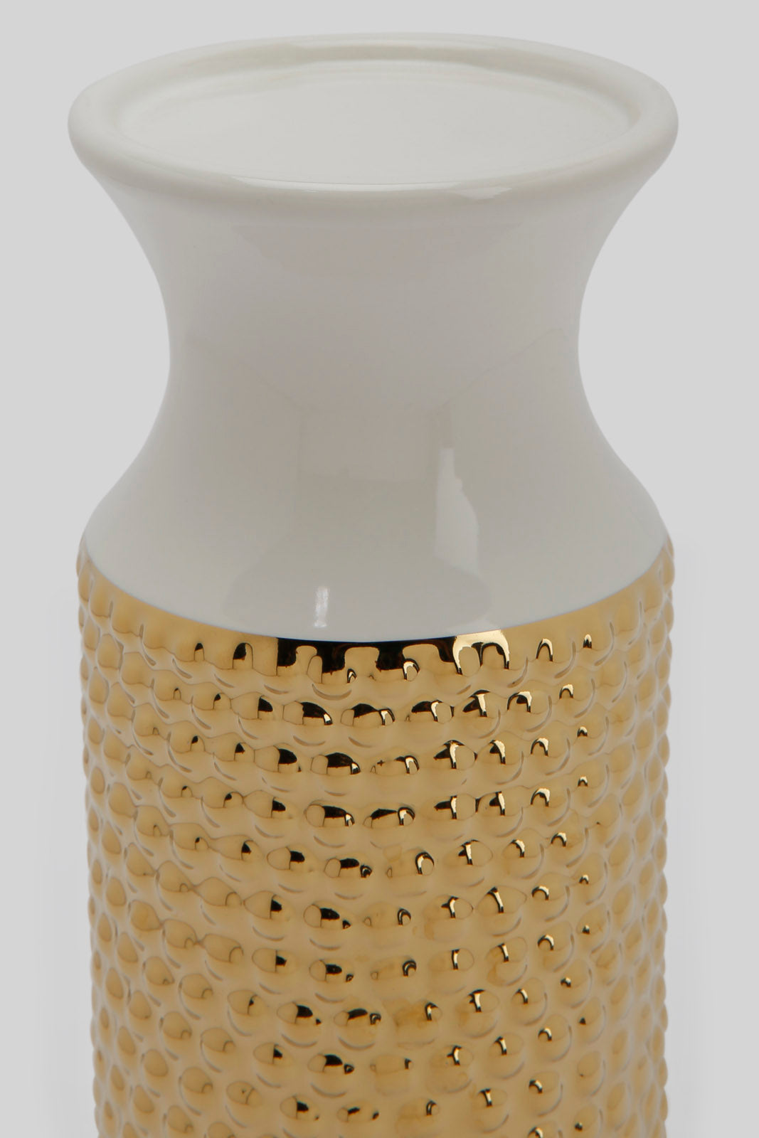 Redtag-White-Gold-Candle-Holder-Category:Candles-&-Fragrances,-Colour:Gold,-Deals:New-In,-Filter:Home-Decor,-HMW-HOM-Decorative-Accessories,-New-In-HMW-HOM,-Non-Sale,-Section:Homewares,-W22B-Home-Decor-