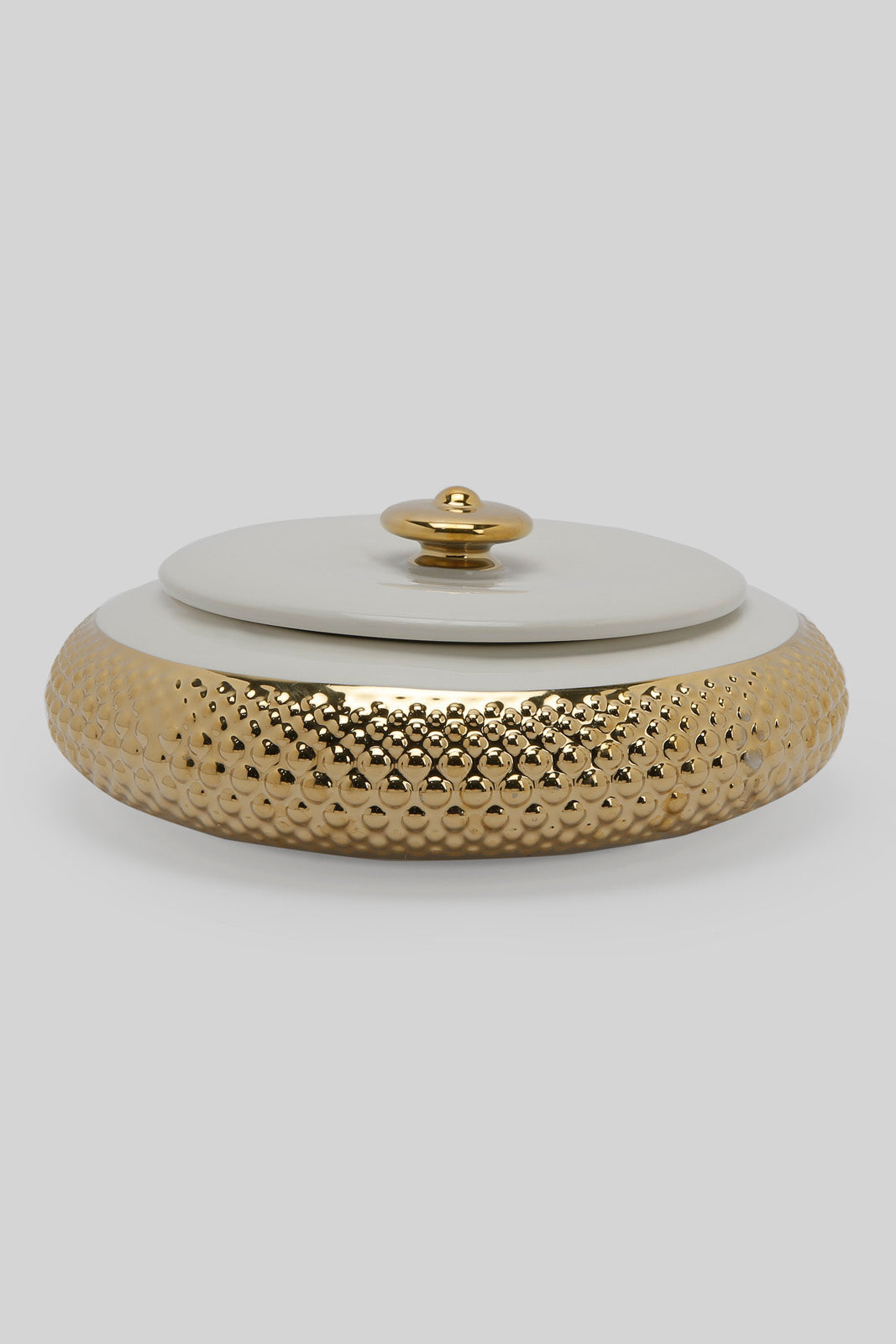 Redtag-White-Ceramic-Dotted-Trinket-Box-Category:Fashion-Box,-Colour:White,-Deals:New-In,-Filter:Home-Decor,-HMW-HOM-Decorative-Accessories,-New-In-HMW-HOM,-Non-Sale,-Section:Homewares,-W22B-Home-Decor-