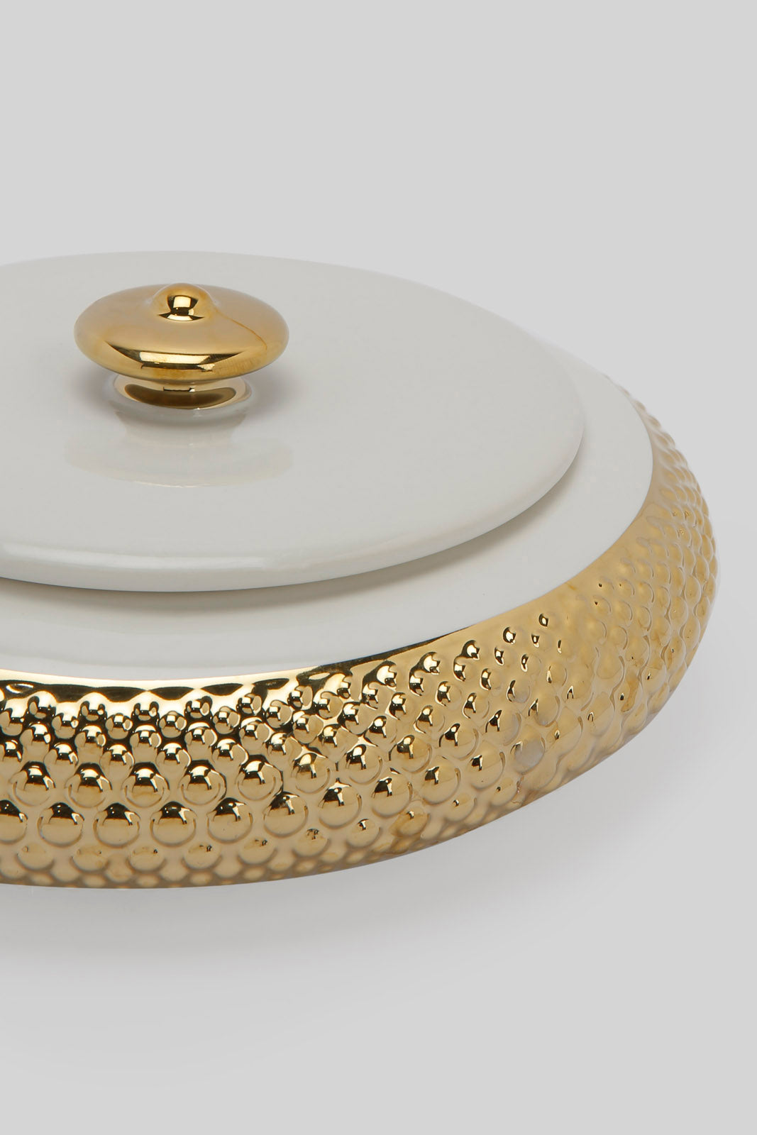 Redtag-White-Ceramic-Dotted-Trinket-Box-Category:Fashion-Box,-Colour:White,-Deals:New-In,-Filter:Home-Decor,-HMW-HOM-Decorative-Accessories,-New-In-HMW-HOM,-Non-Sale,-Section:Homewares,-W22B-Home-Decor-
